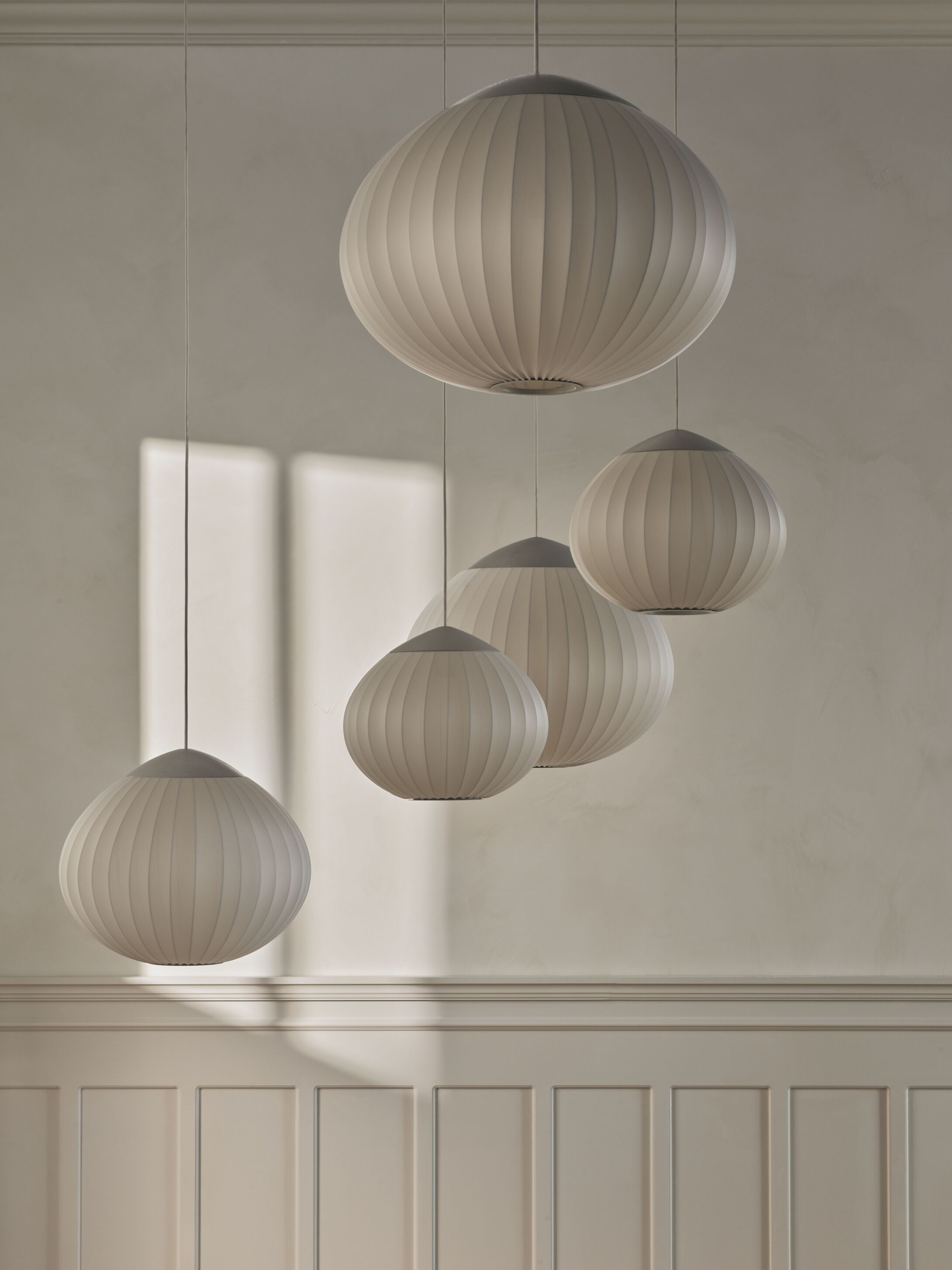 Hanglamp gestreept ACORN beige
