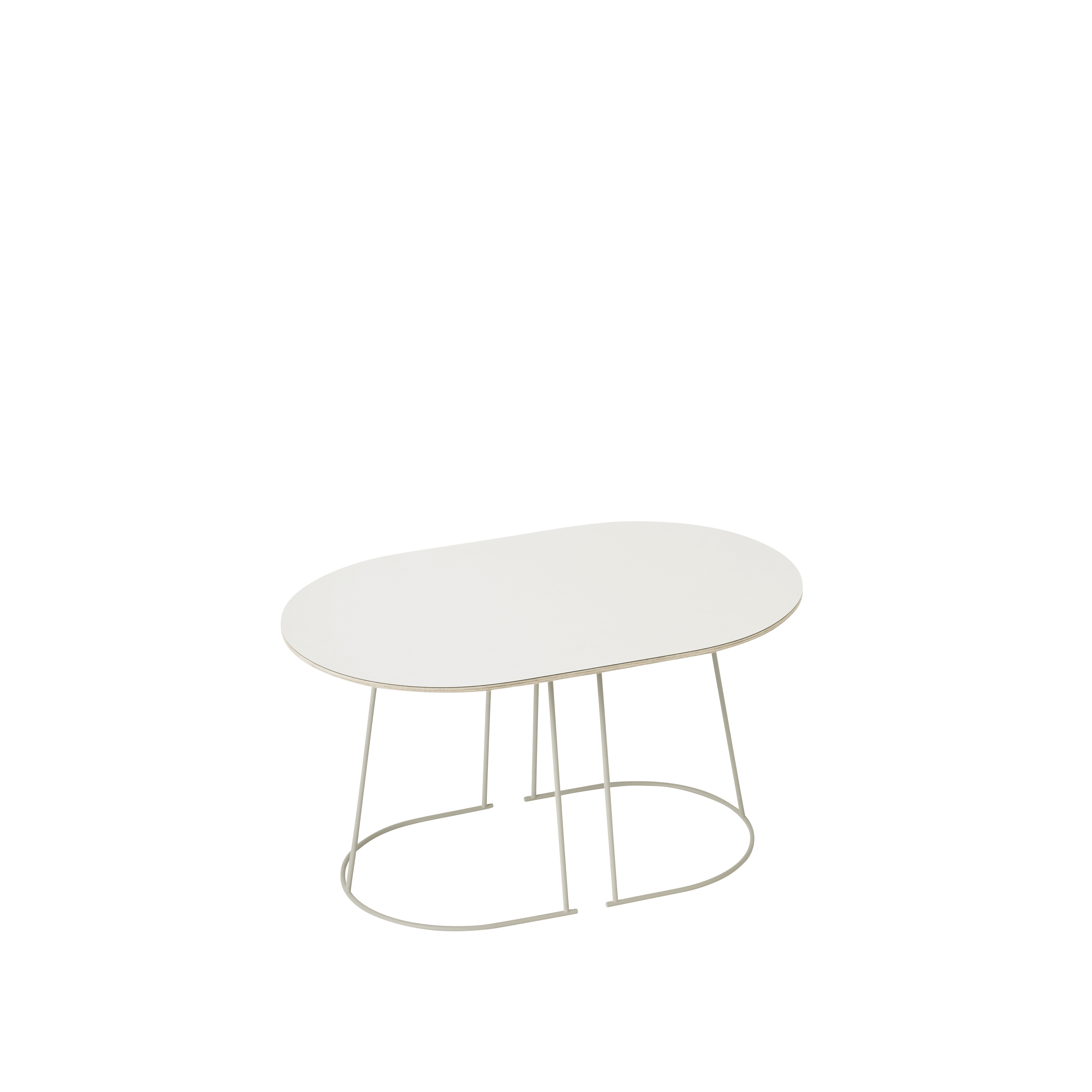 Lounge tafel AIRY nanolaminaat met gebroken witte basis