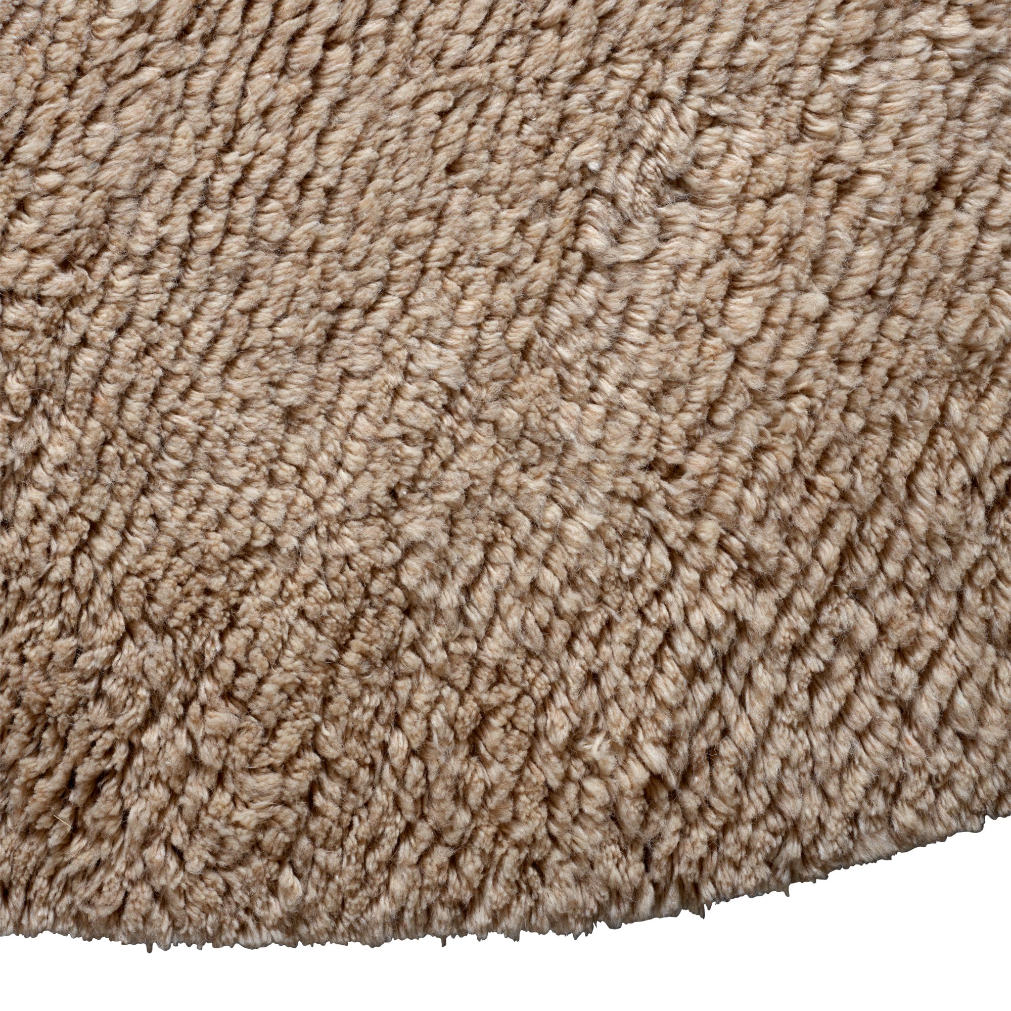 Ronde vloerkleed ALVE beige