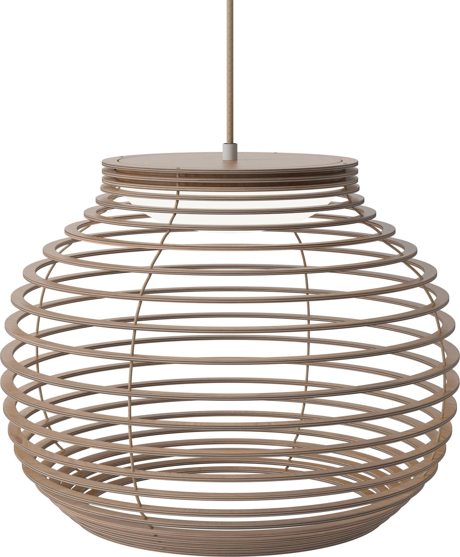 Anelli Hanging Lampe Eichenfurnier