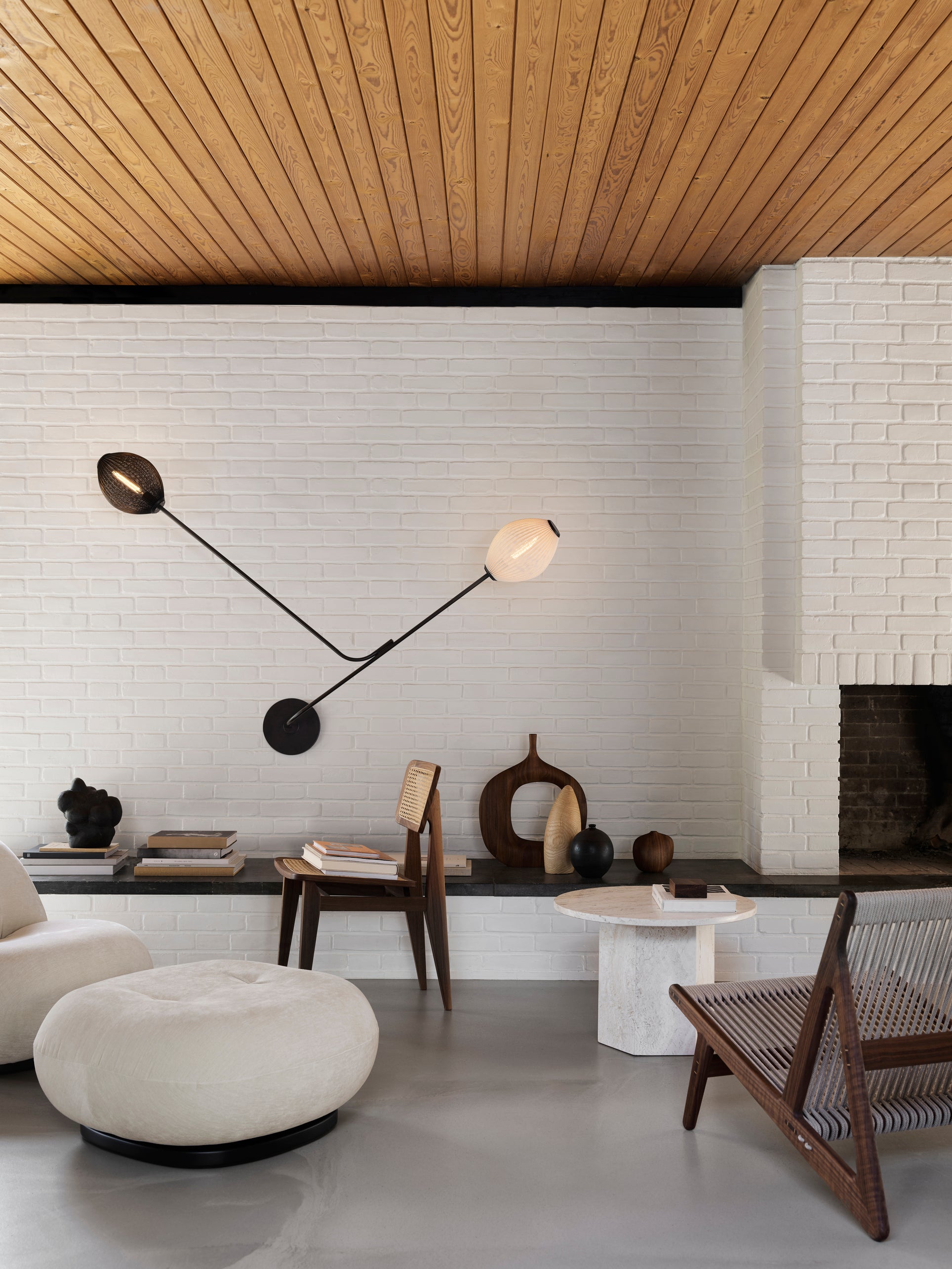 Wandlamp SATELLITE zwart