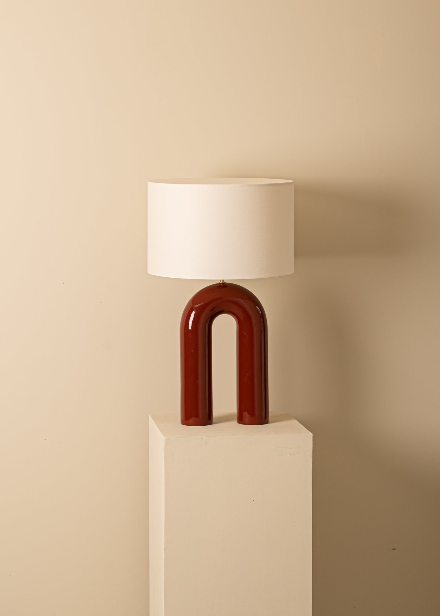 Ceramic Table Lamp ARKO Red