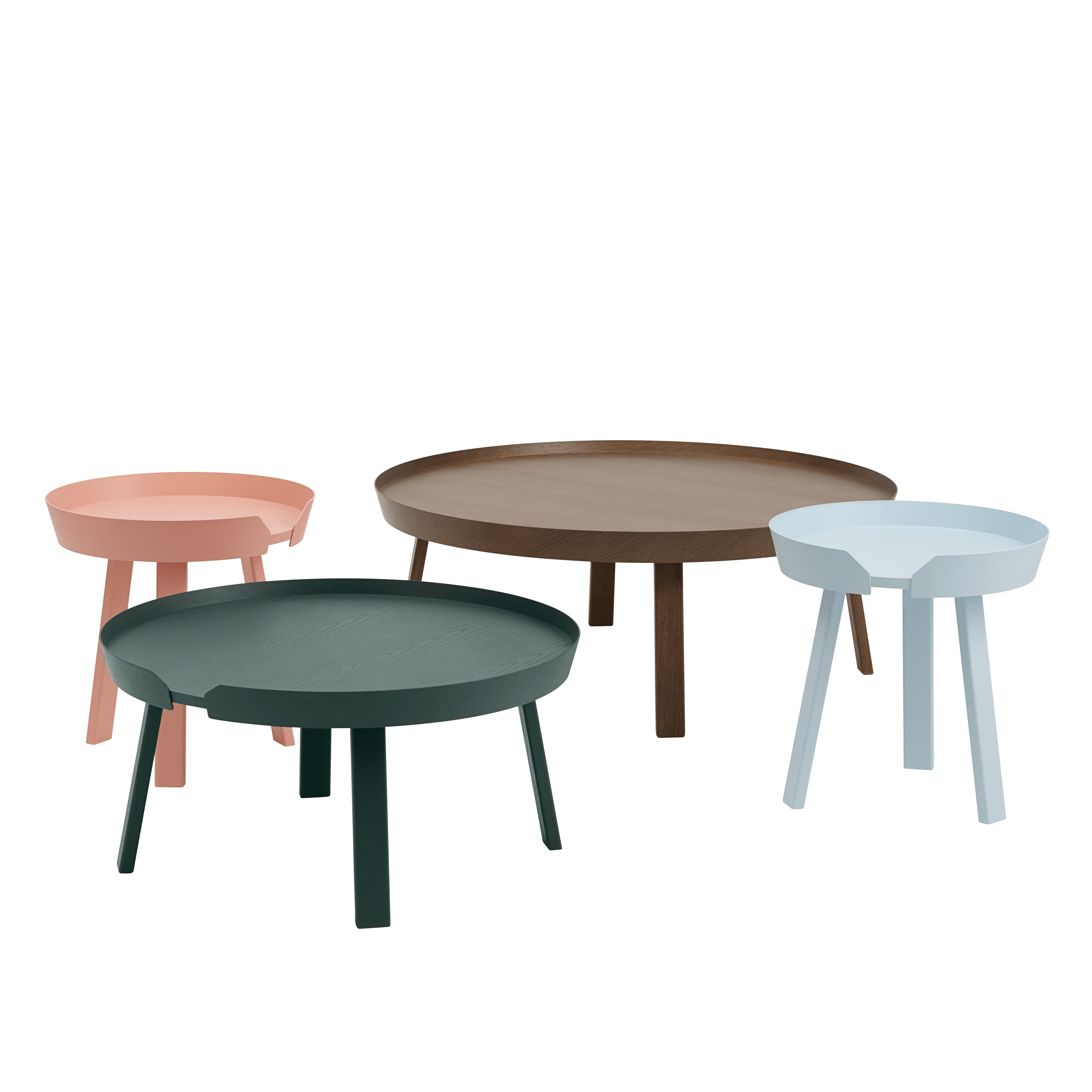 Zijtafel AROUND lichtblauw