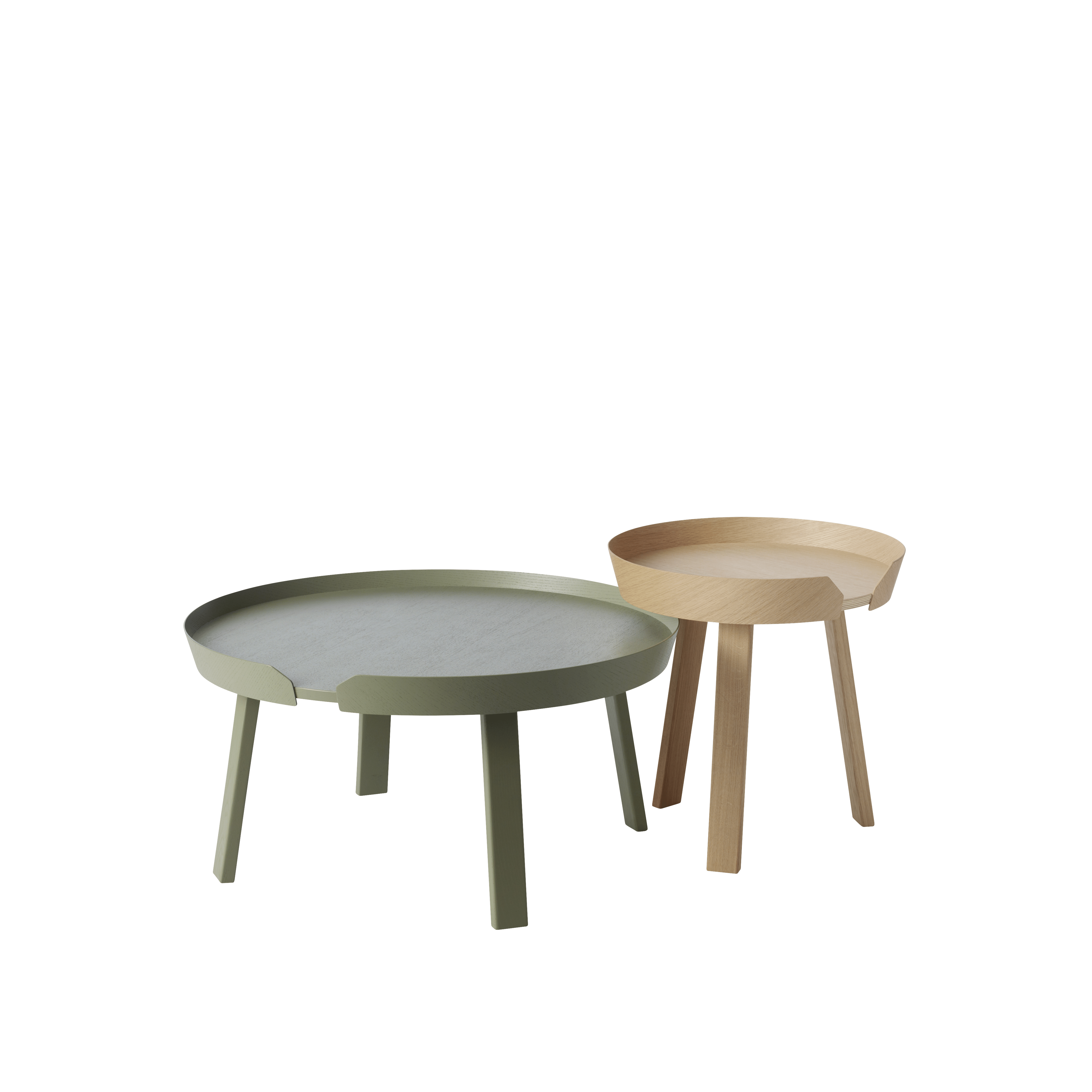 Salontafel AROUND vuilgroen