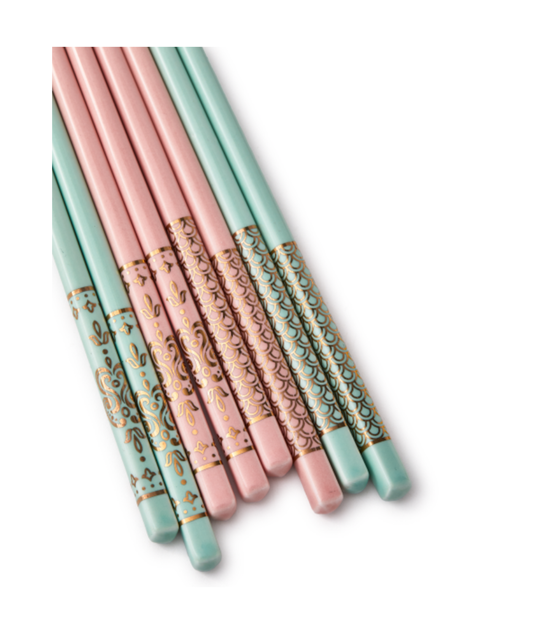 Asiatische set GRANDPA kleurrijk porselein