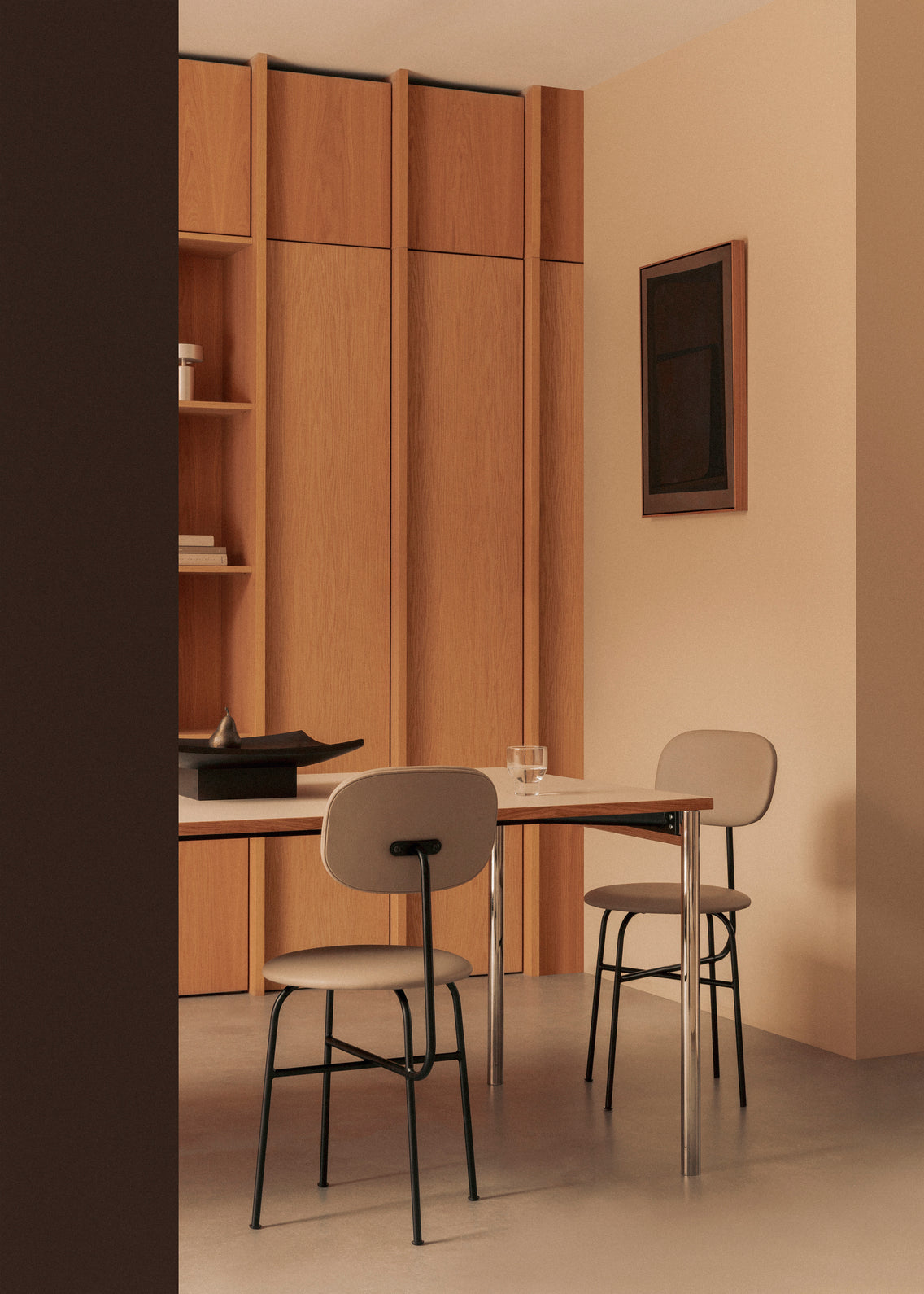 AFTEROOM PLUS upholstered chair green boucle