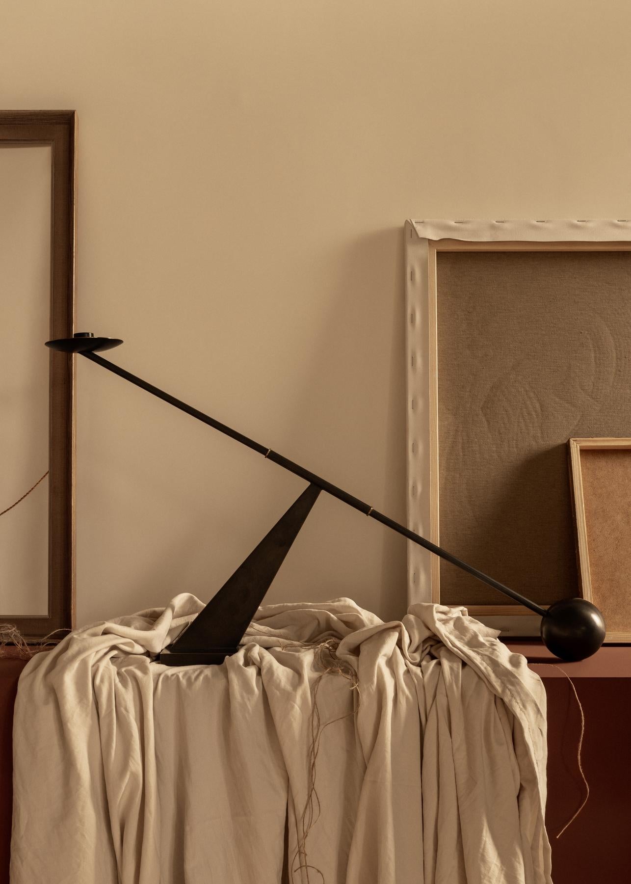 Zwarte INTERCONNECT kaarsenhouder