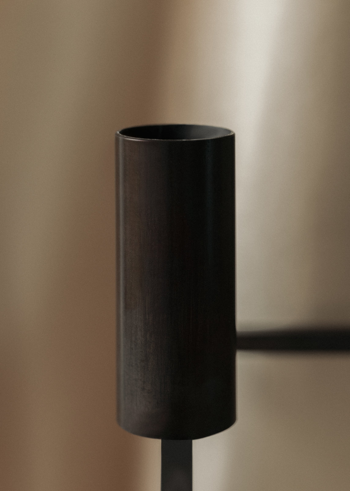 KUBUS bruine kaarsenhouder