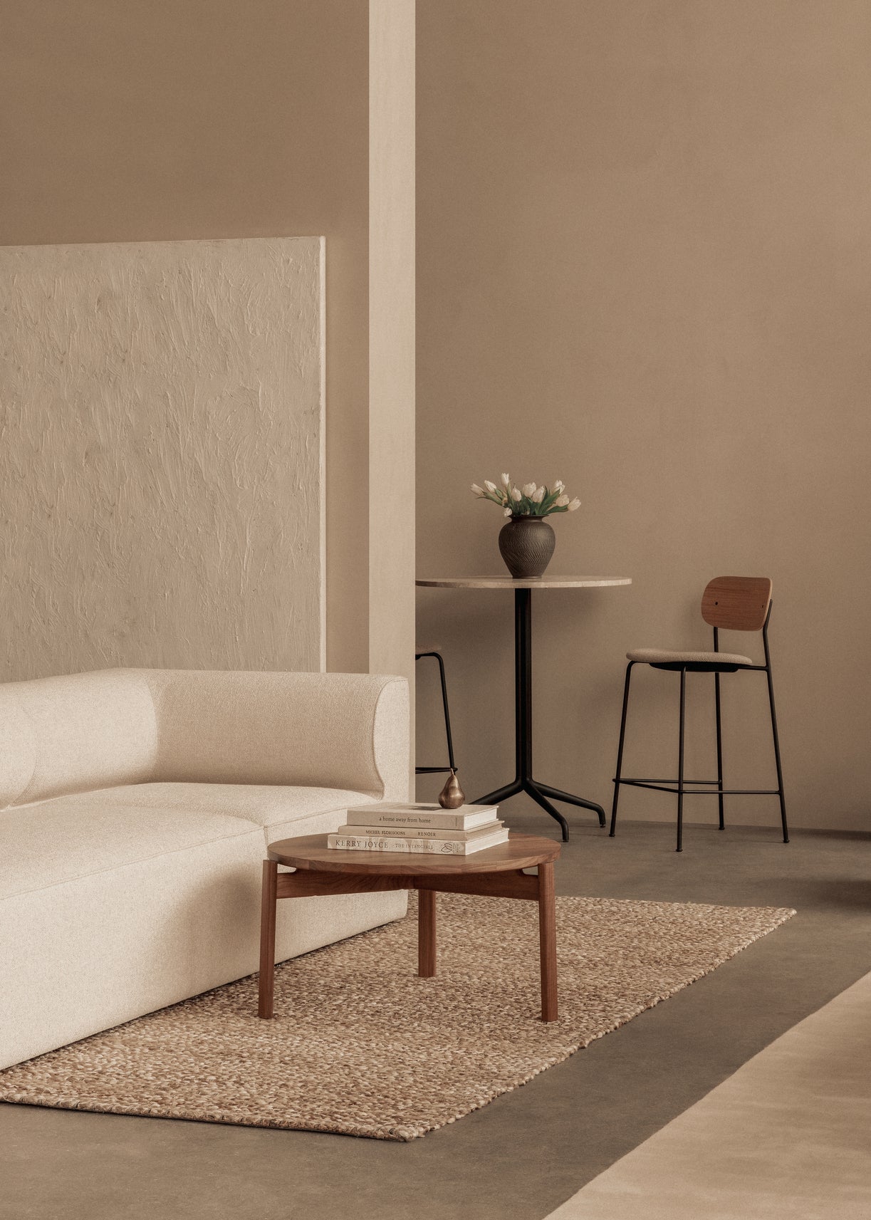 Bar tafel HARBOUR beige steen