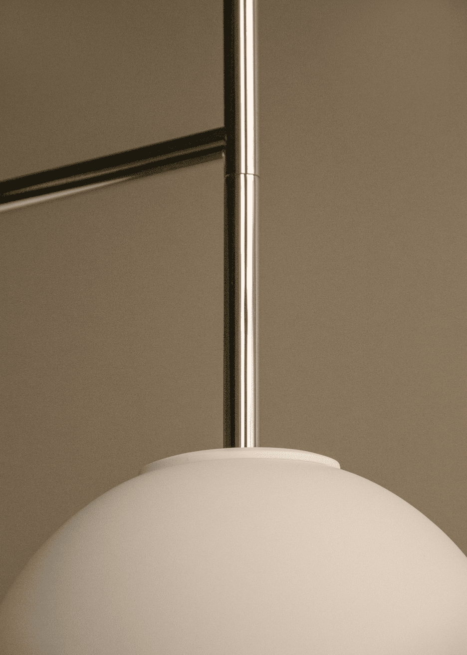 Wandlamp TR BULB gepolijst staal