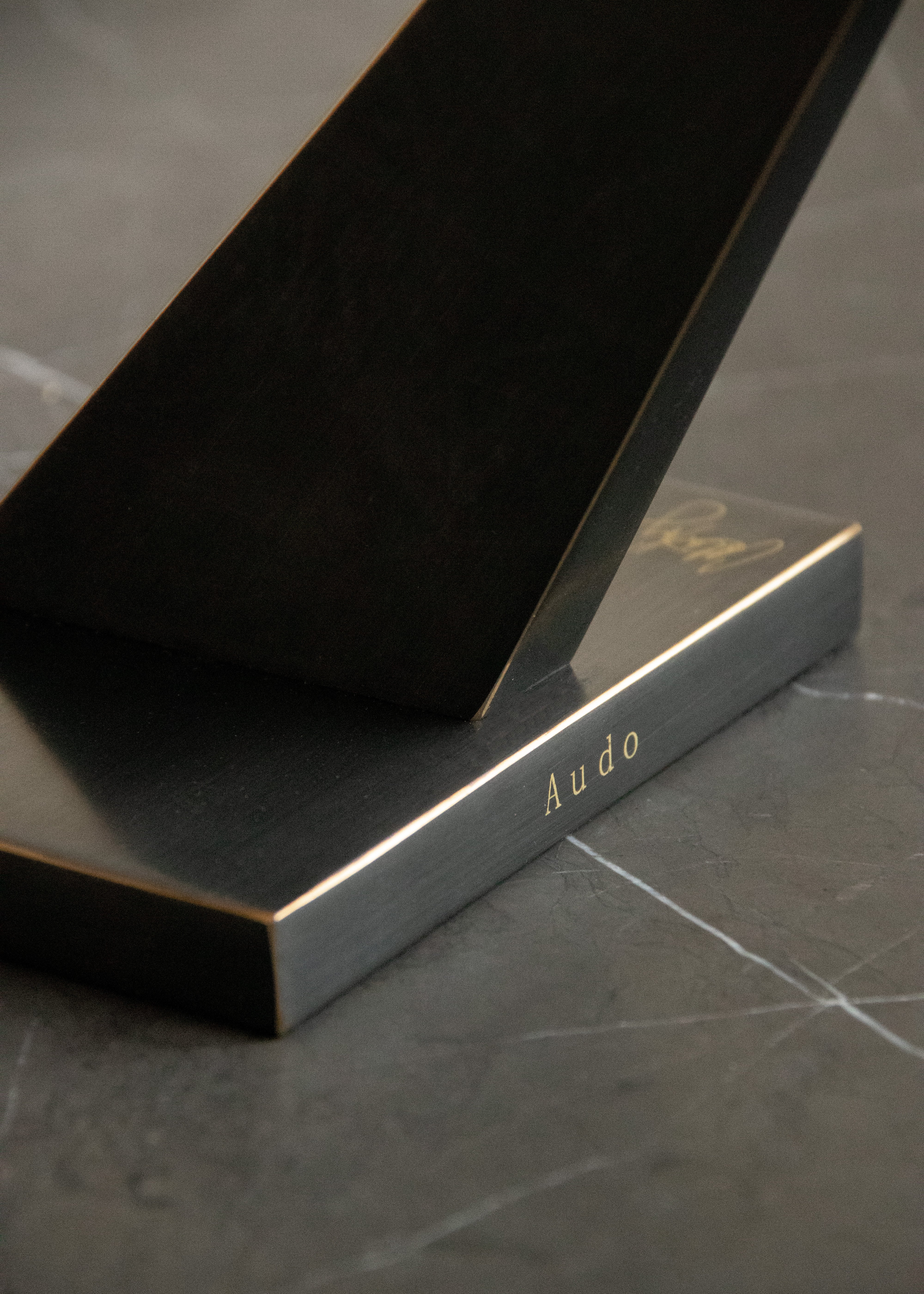 Zwarte INTERCONNECT kaarsenhouder