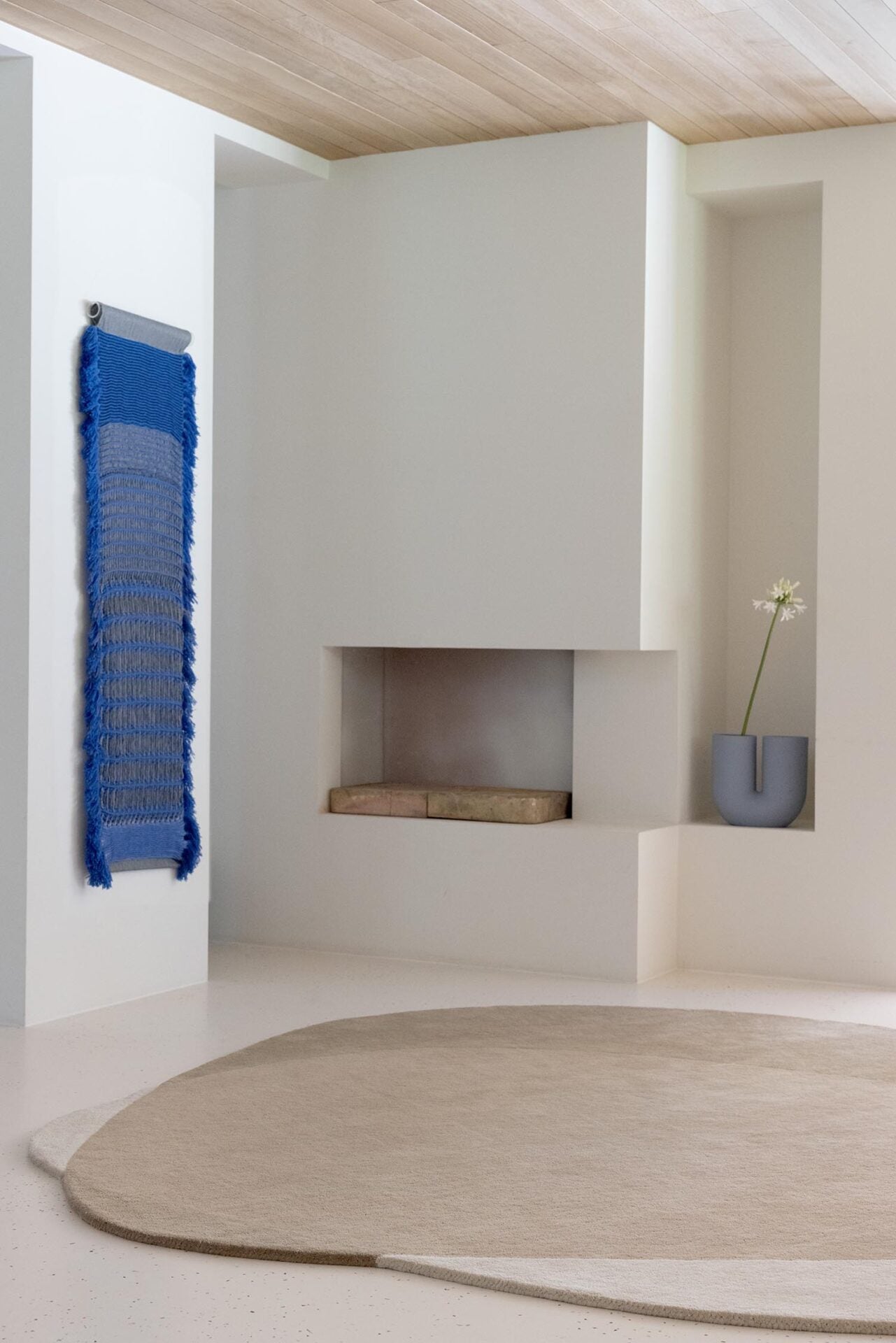 Ovaler Teppich ELEMENT ARP beige