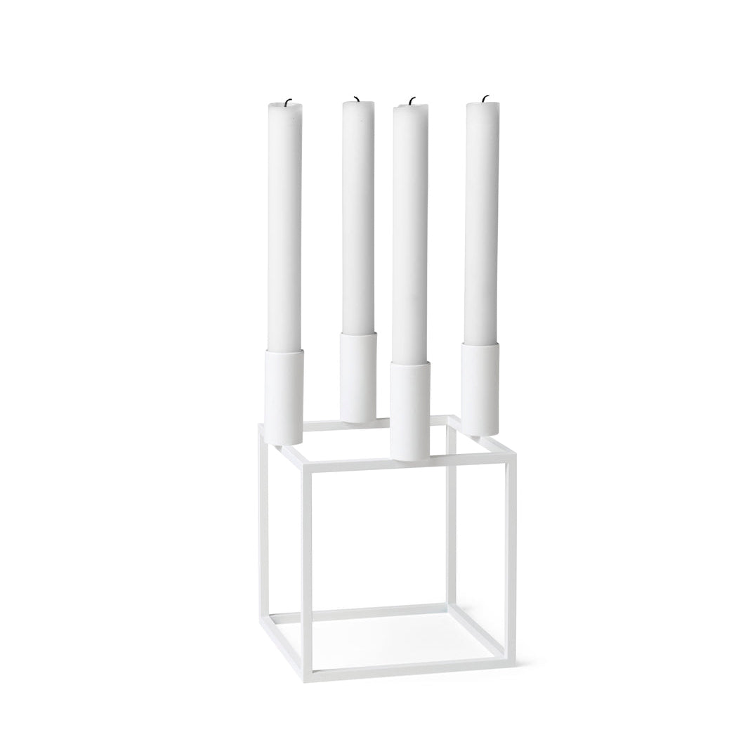 KUBUS White Candle Holder