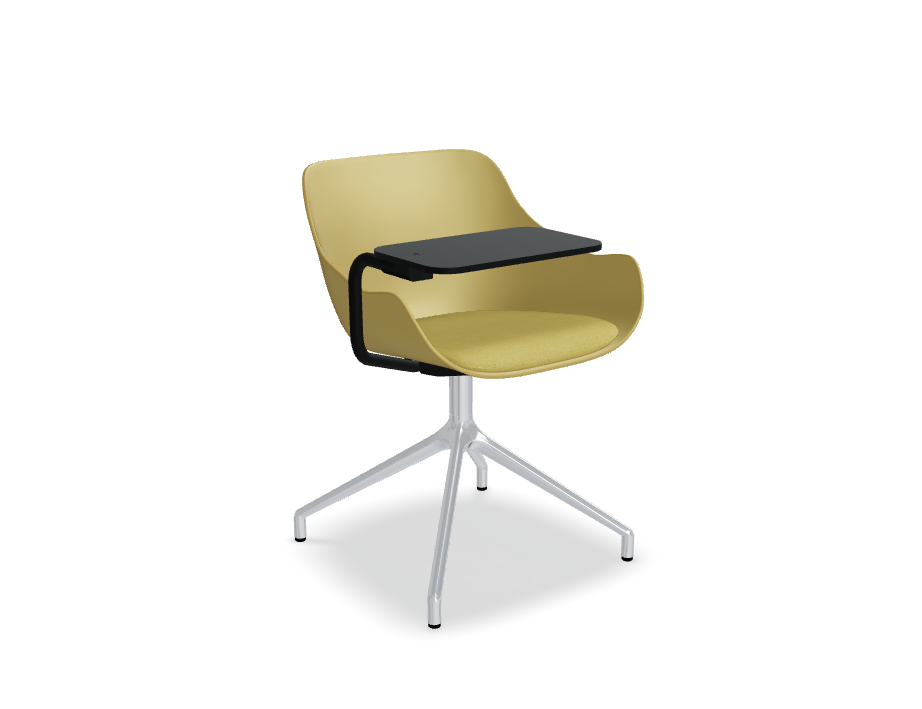 Drehstuhl mit baltischem Remix Aluminium gefreut