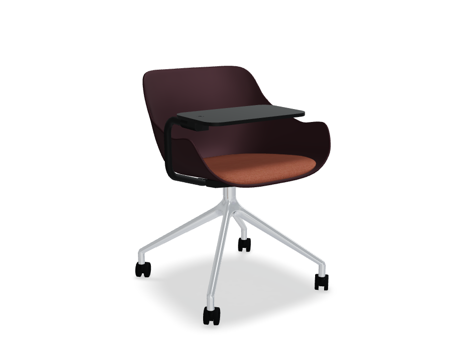 Drehstuhl mit baltischem Remix Aluminium gefreut