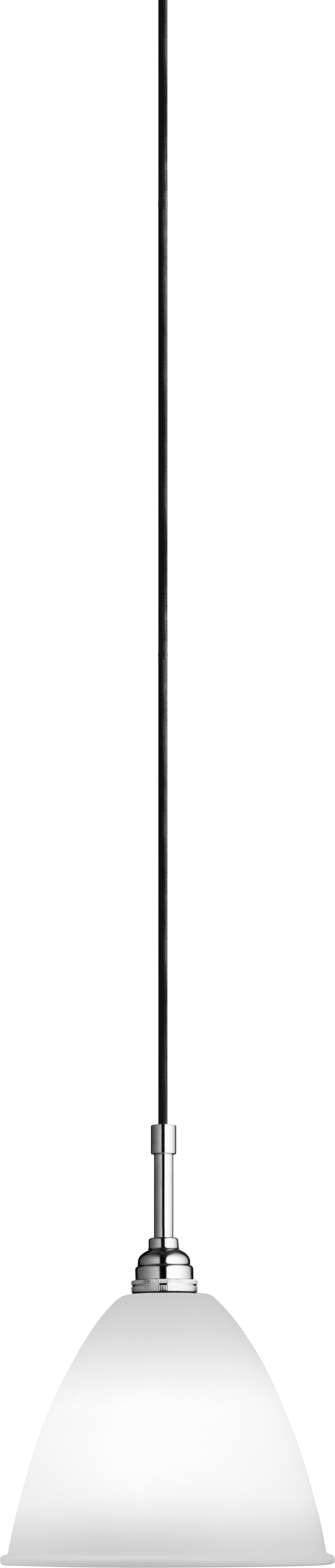 Pendelleuchte BESTLITE BL9 Chrom mit Porzellanschirm