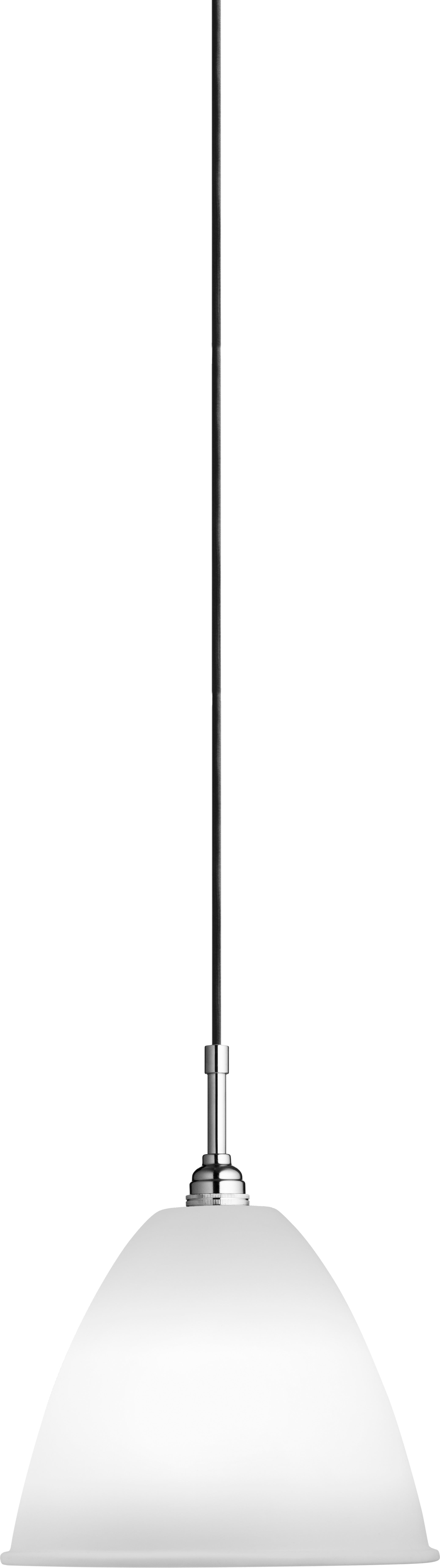Pendelleuchte BESTLITE BL9 Chrom mit Porzellanschirm