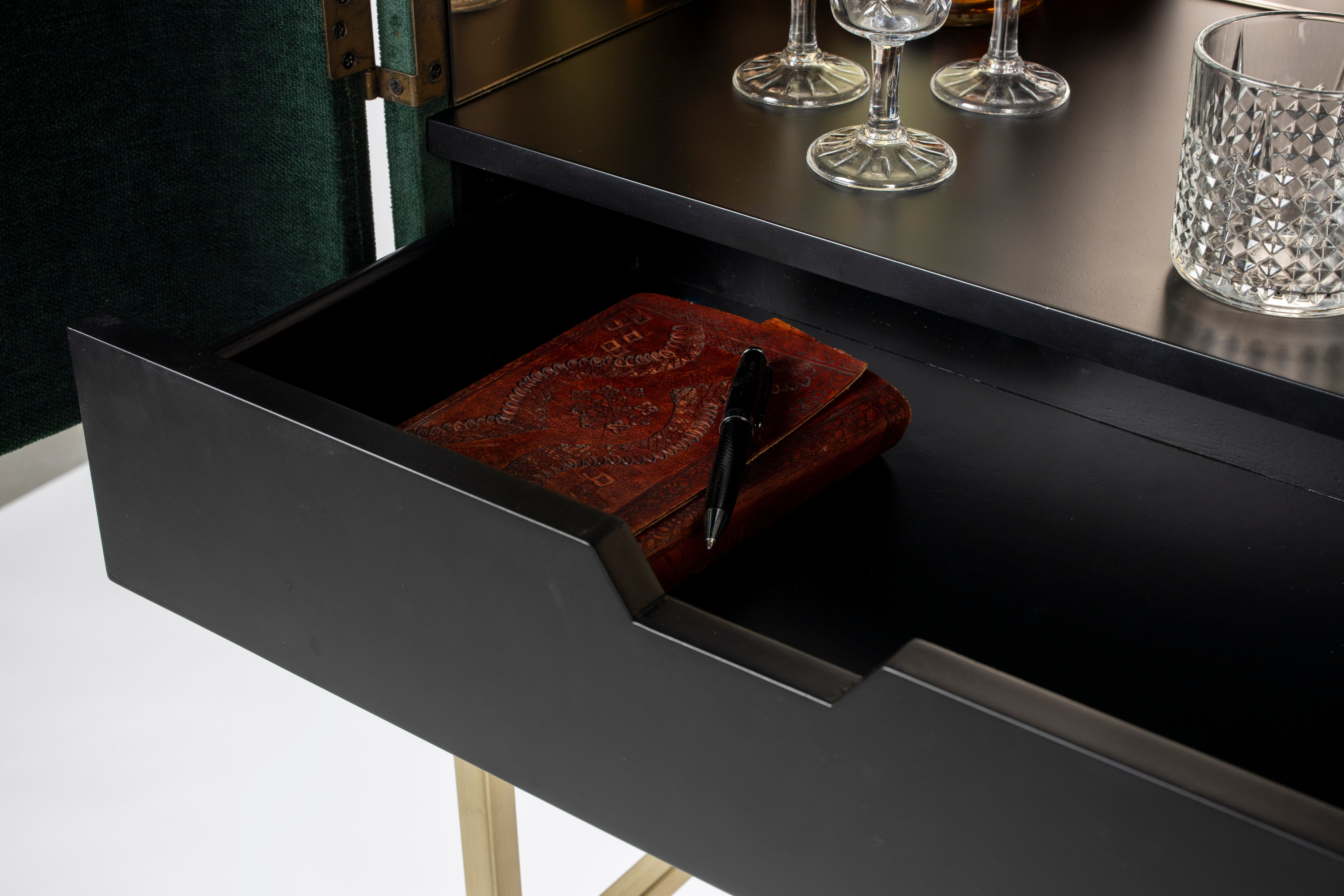 Barek AVA MORGANA donkergroen met gouden basis