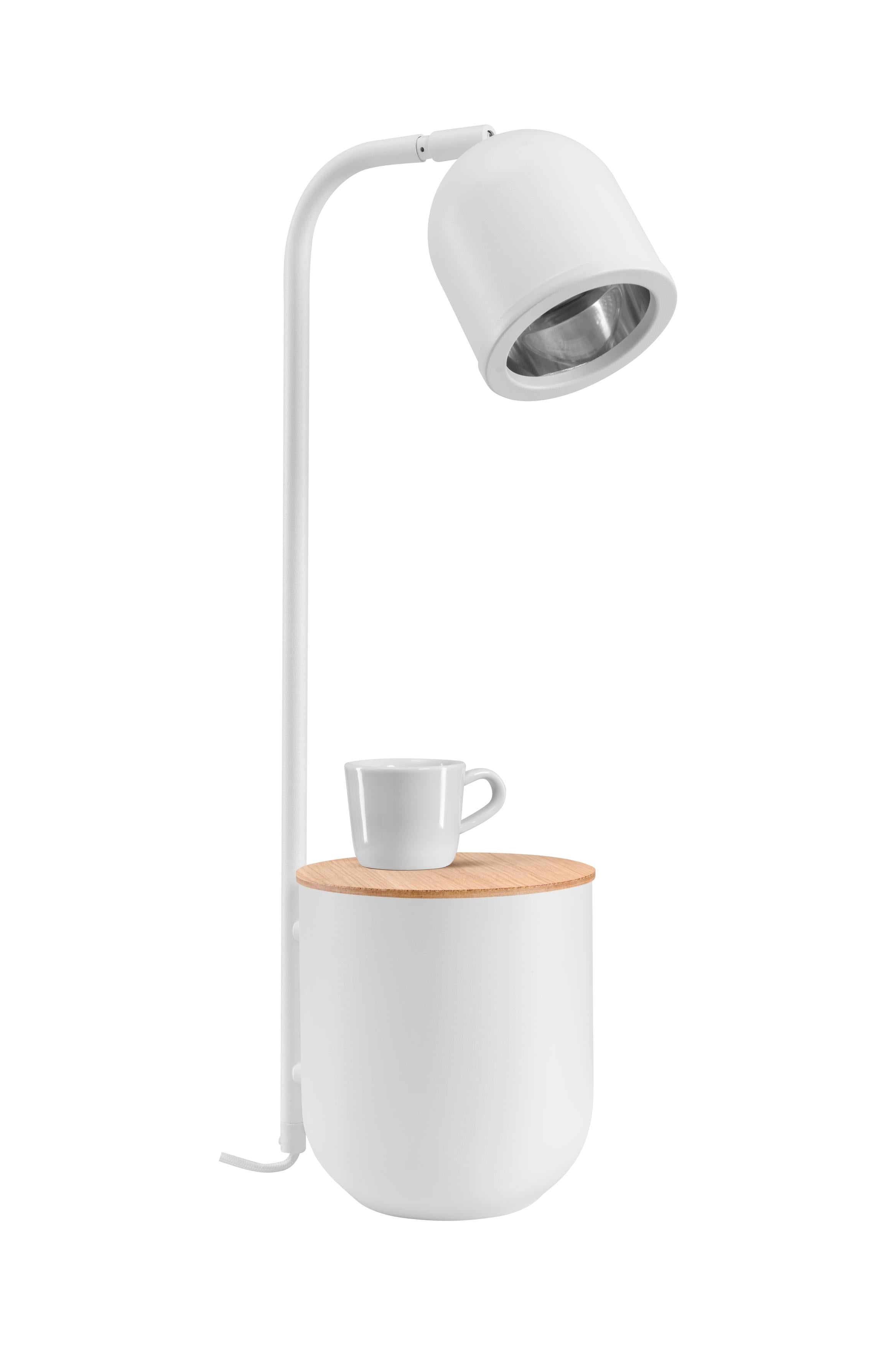 Bureau lamp BOTANICA HOUT wit