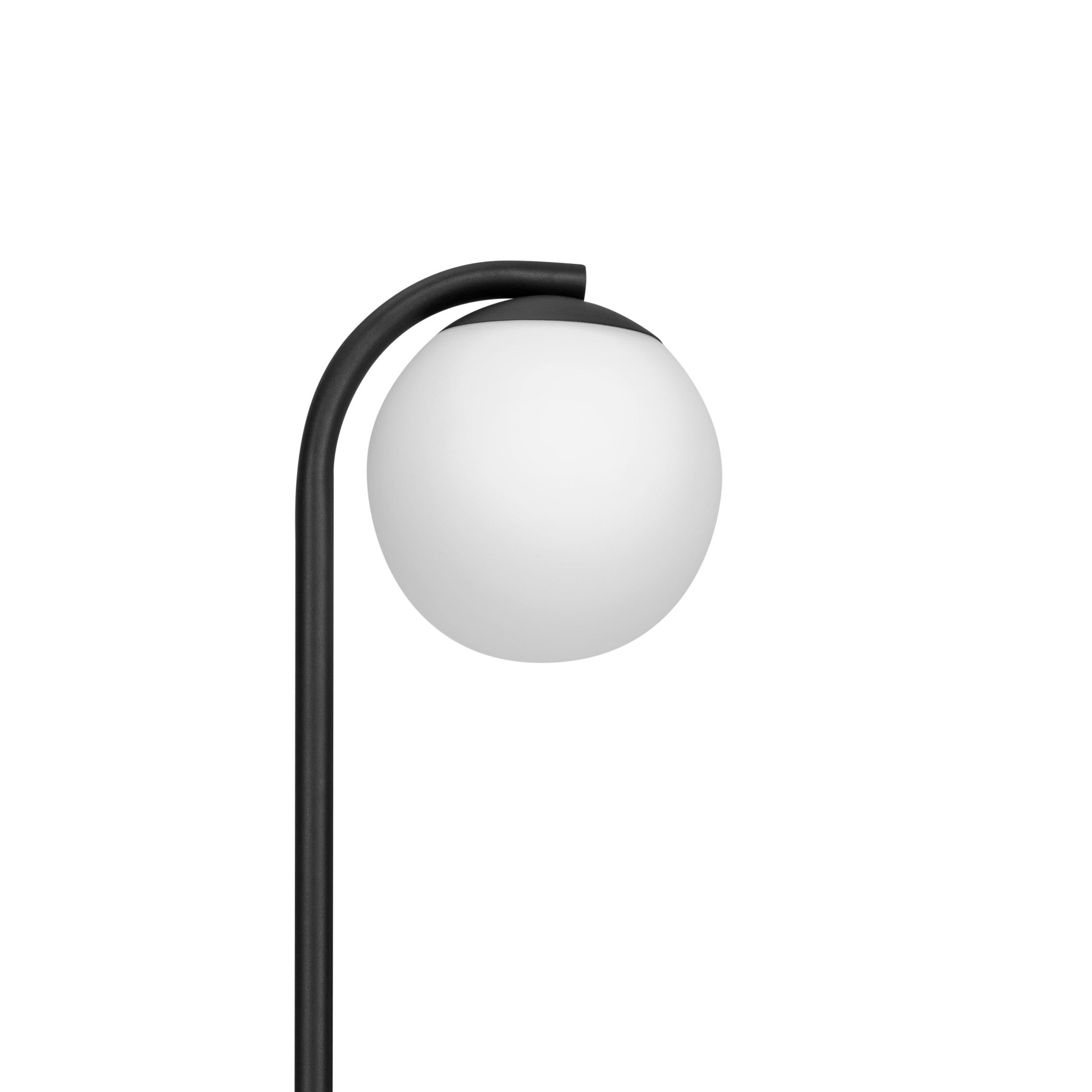 Stehlampe mit Tisch BOTANICA DECO XL schwarz