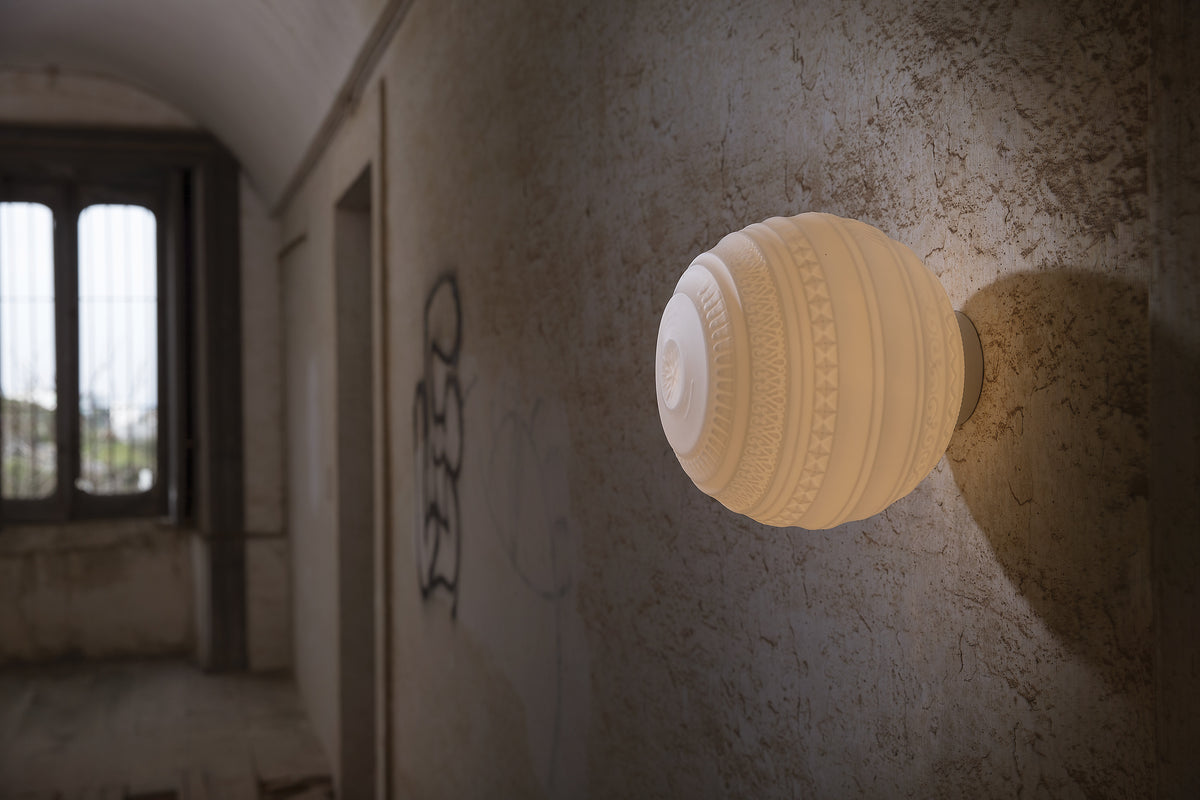 Wandlamp BRAILLE wit