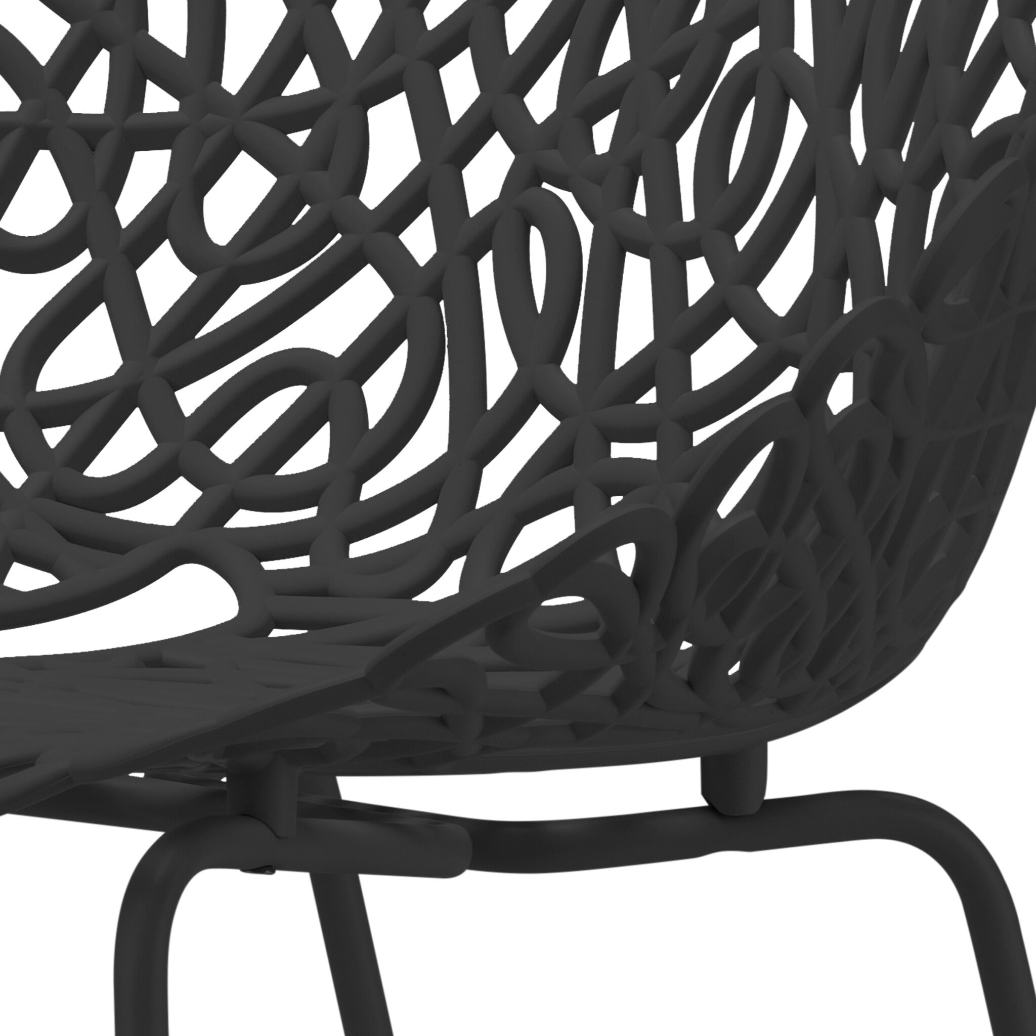 Set tuinmeubelen BACANA zwart