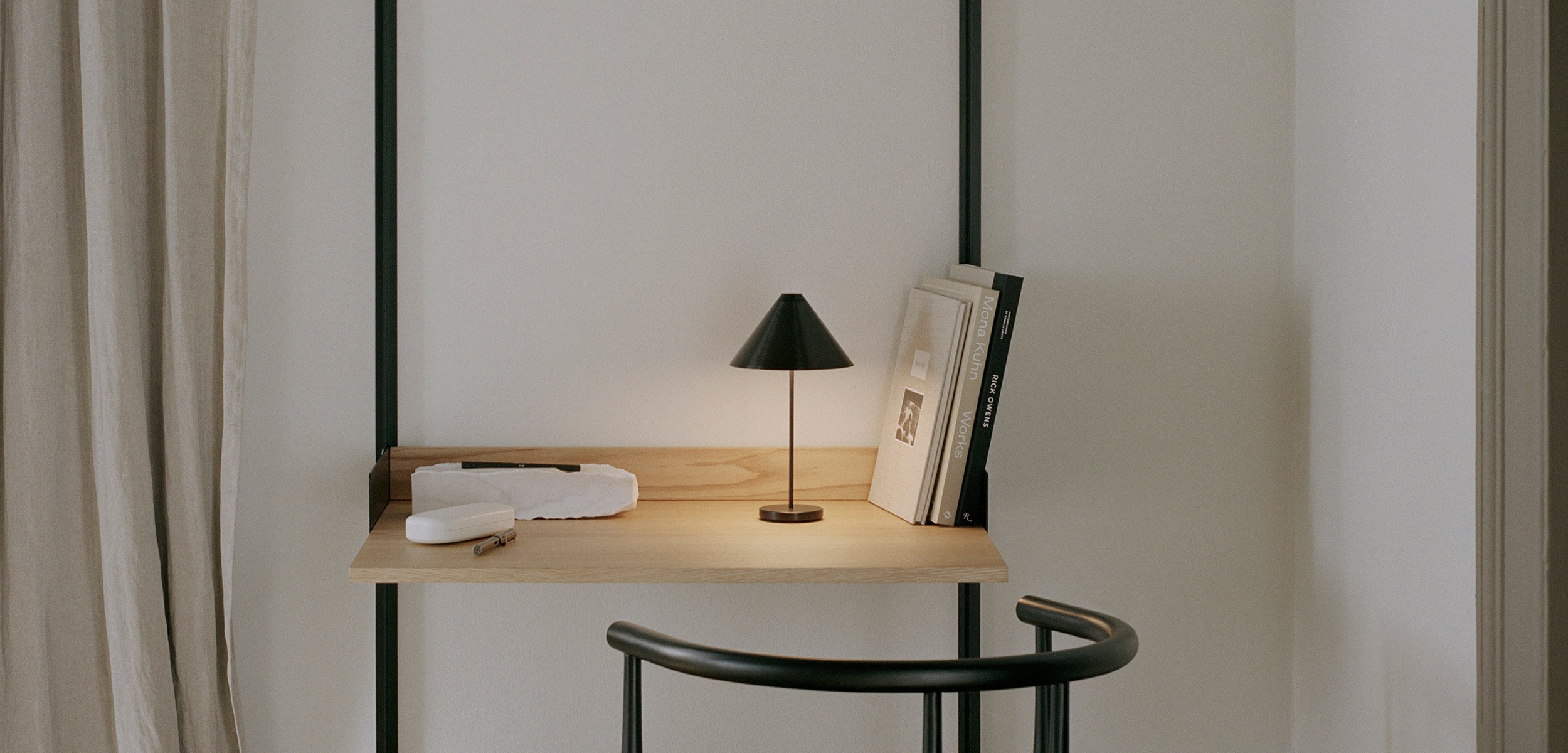 Tragbare Lampe BROLLY schwarz