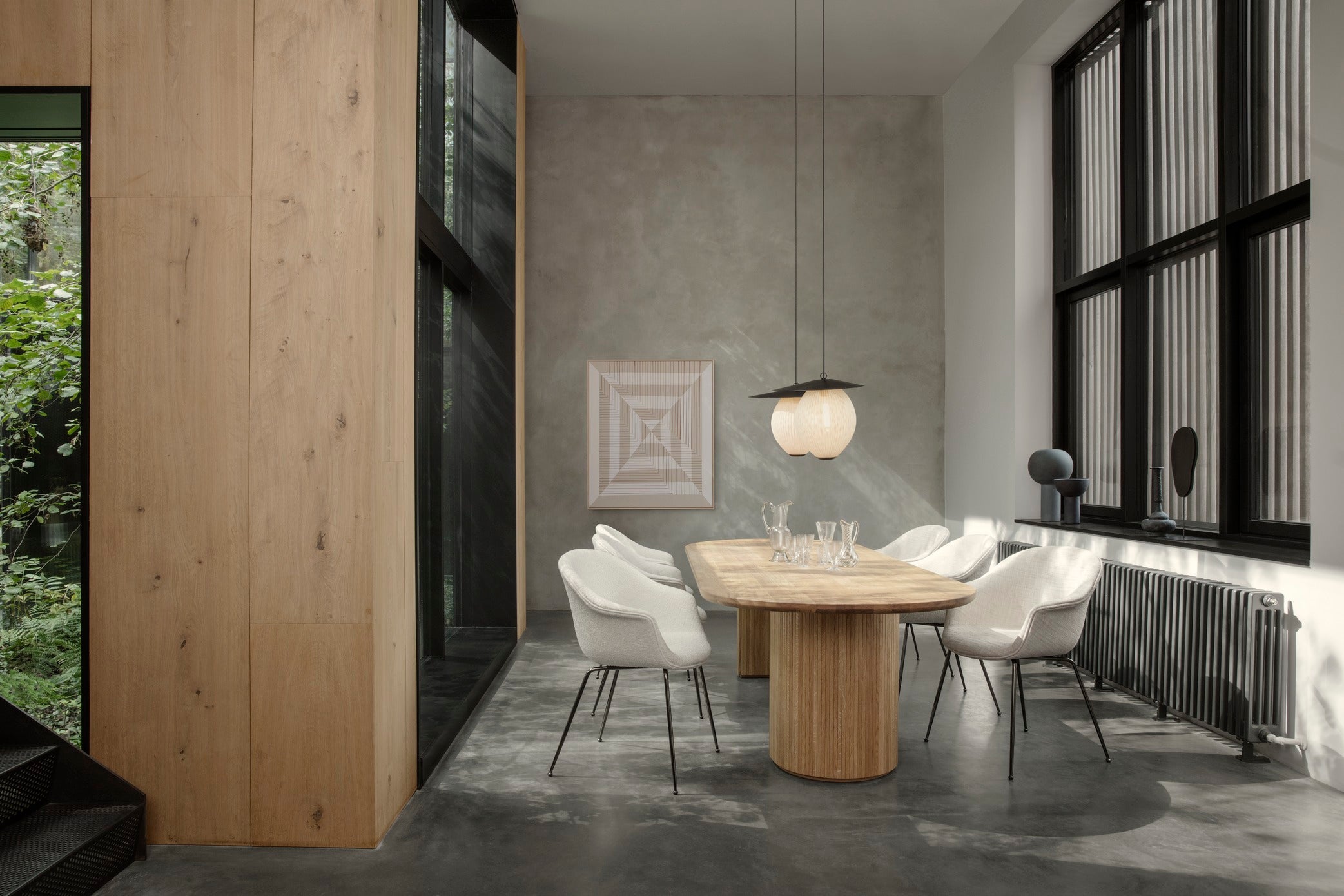 Tafel MOON eiken gewassen