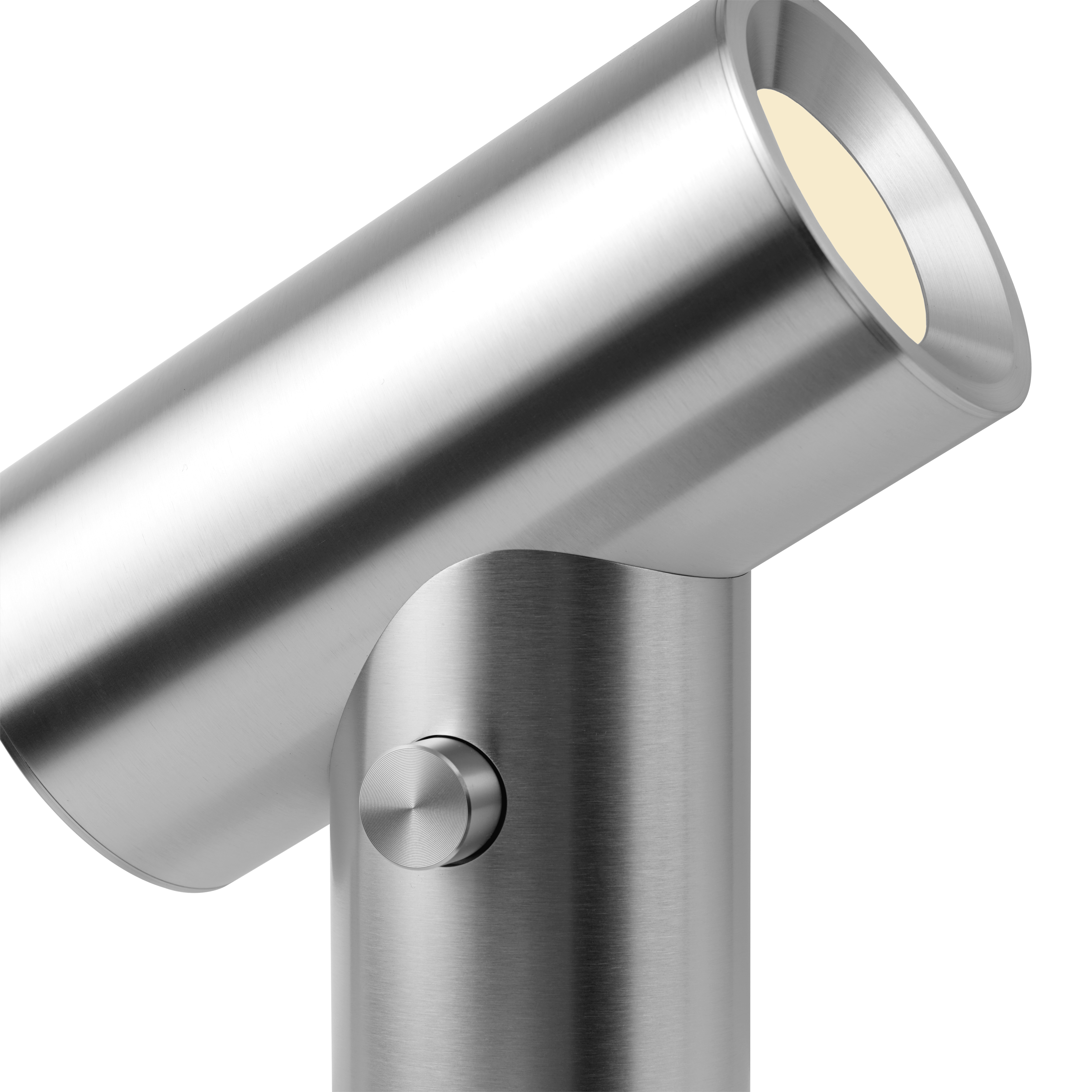 BEAM portable lamp polished aluminum