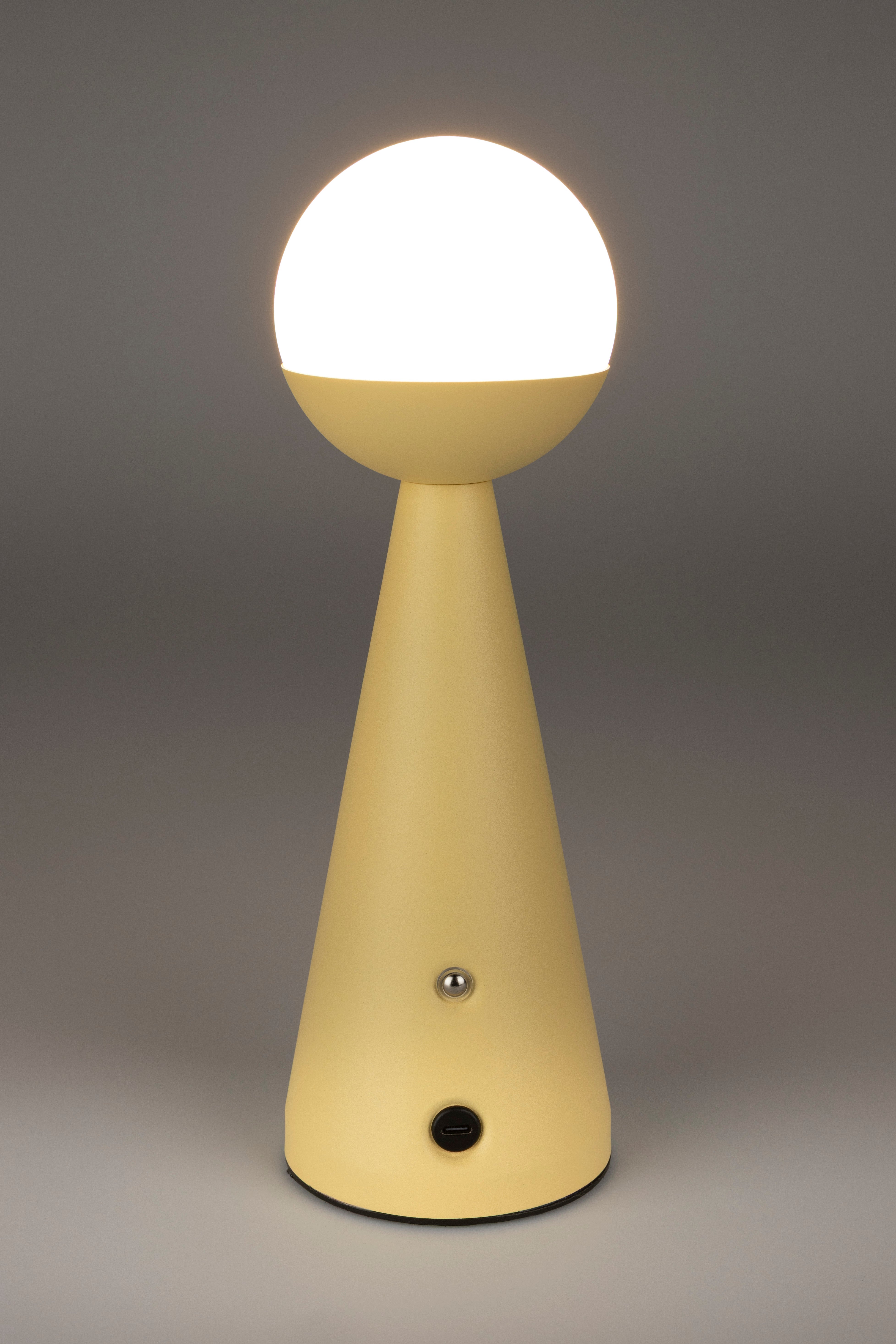 Tragbare Lampe BELLO gelb