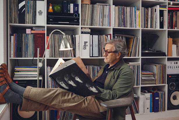 Stehlampe BESTLITE BL3 schwarz mit weißem Schirm