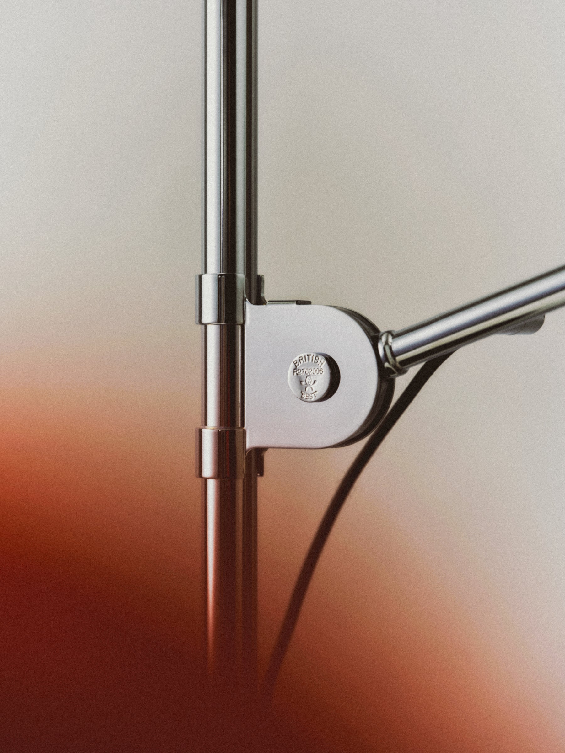 Stehlampe BESTLITE BL3 schwarz mit weißem Schirm