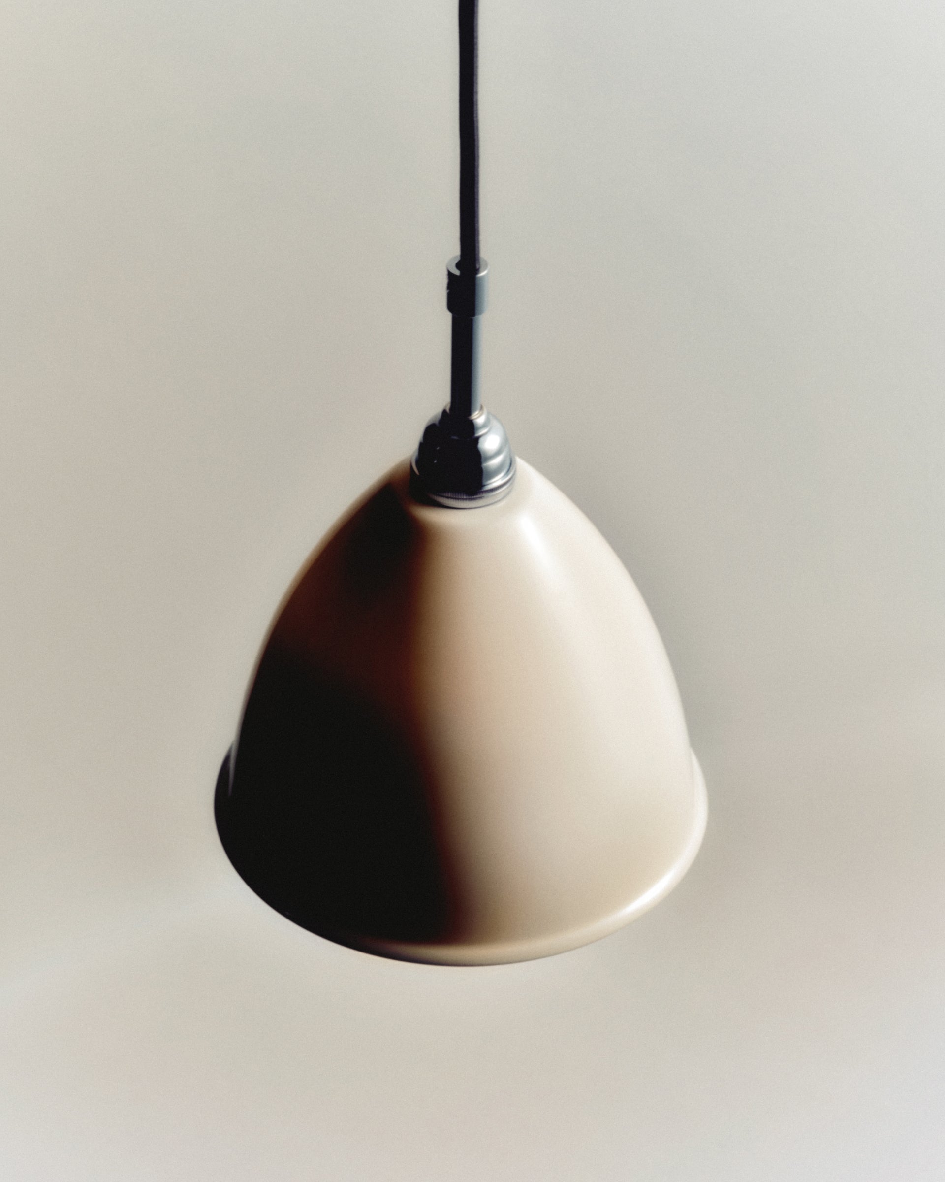 Hanglamp BESTLITE BL9 messing met crèmekleurige kap