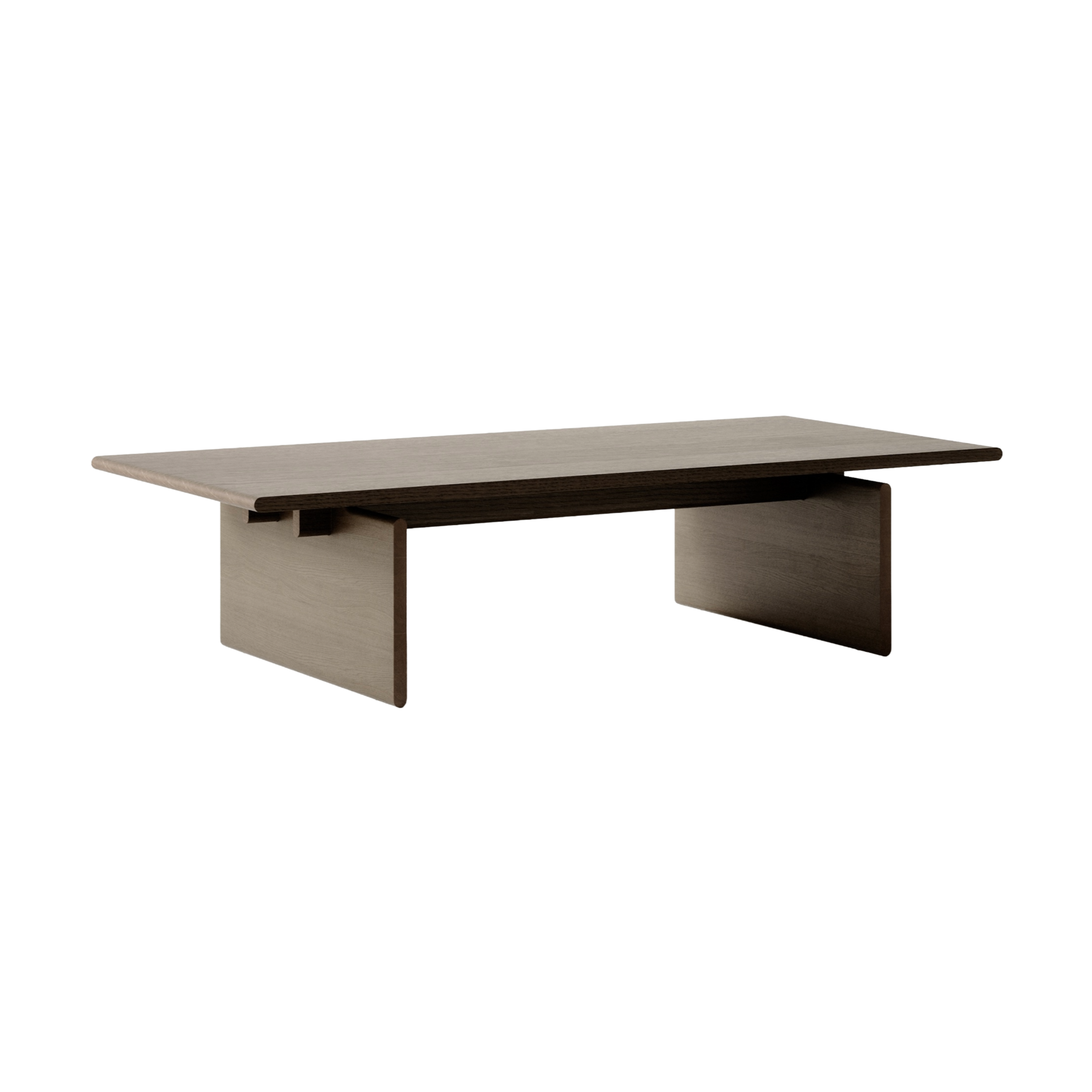 NOMEN oak veneer coffee table