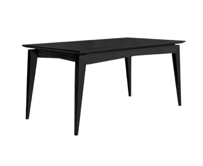 Tafel WIDEN zwart eiken