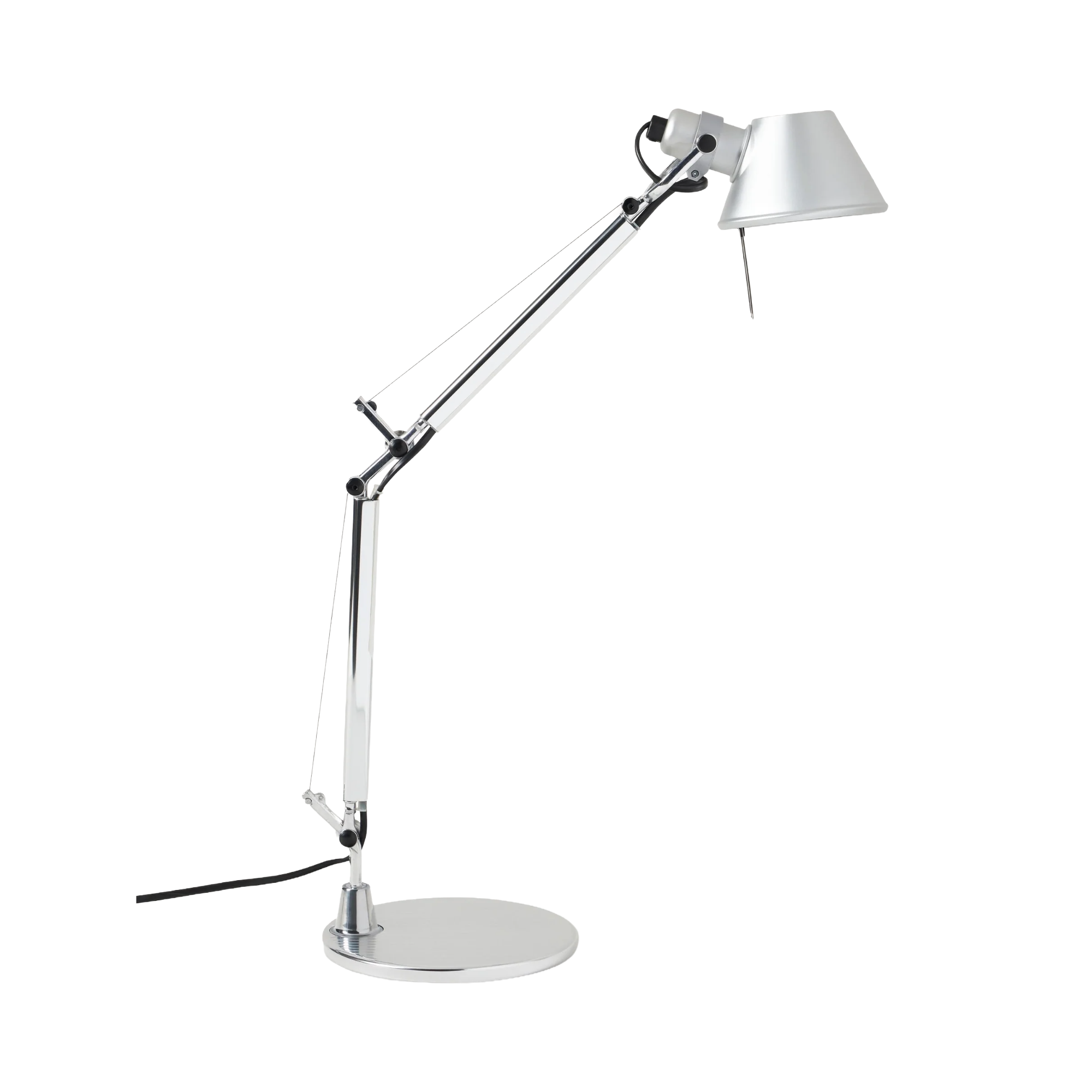Adjustable Desk Lamp TOLOMEO MICRO Matte Silver