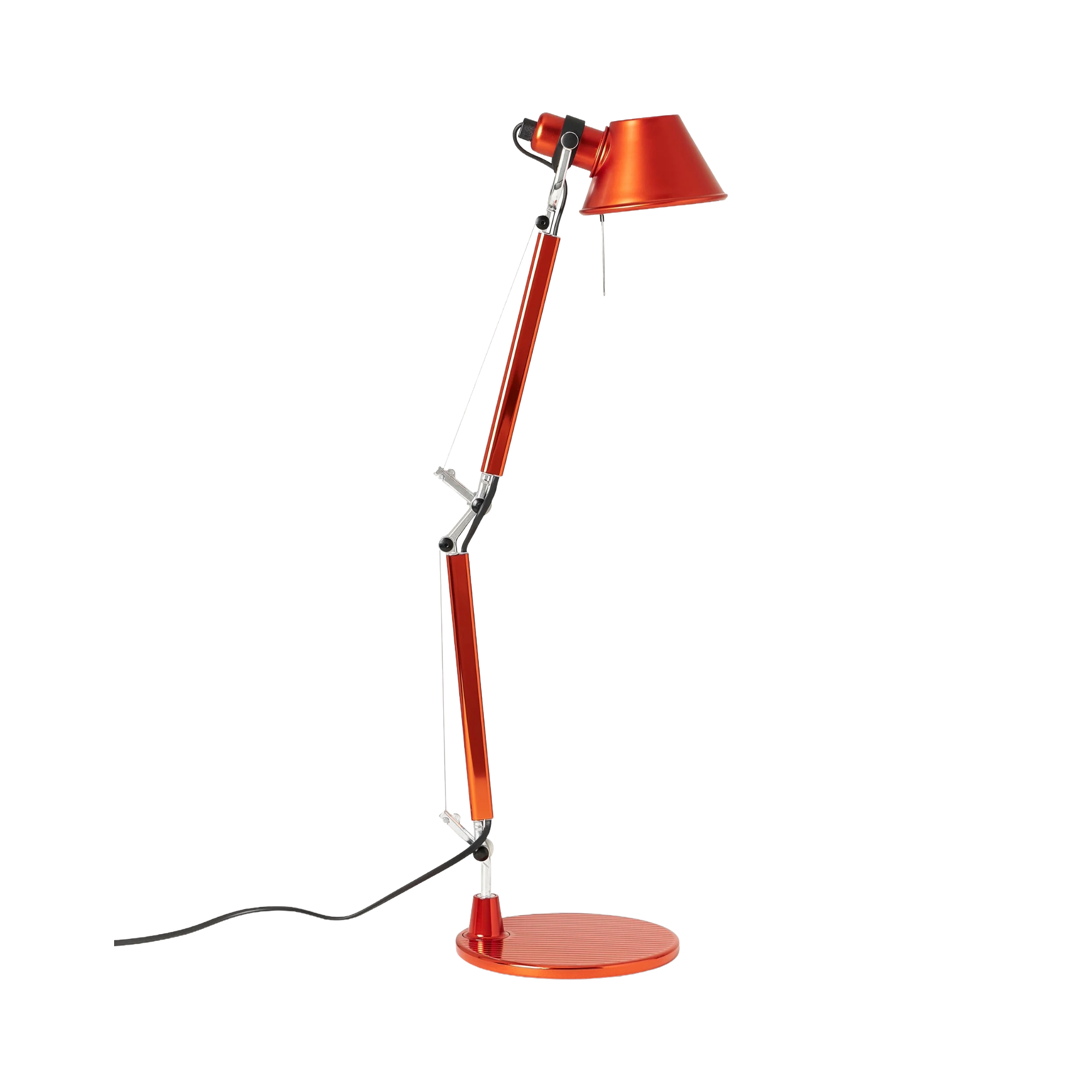 Verstelbare bureaulamp TOLOMEO MICRO mat oranje