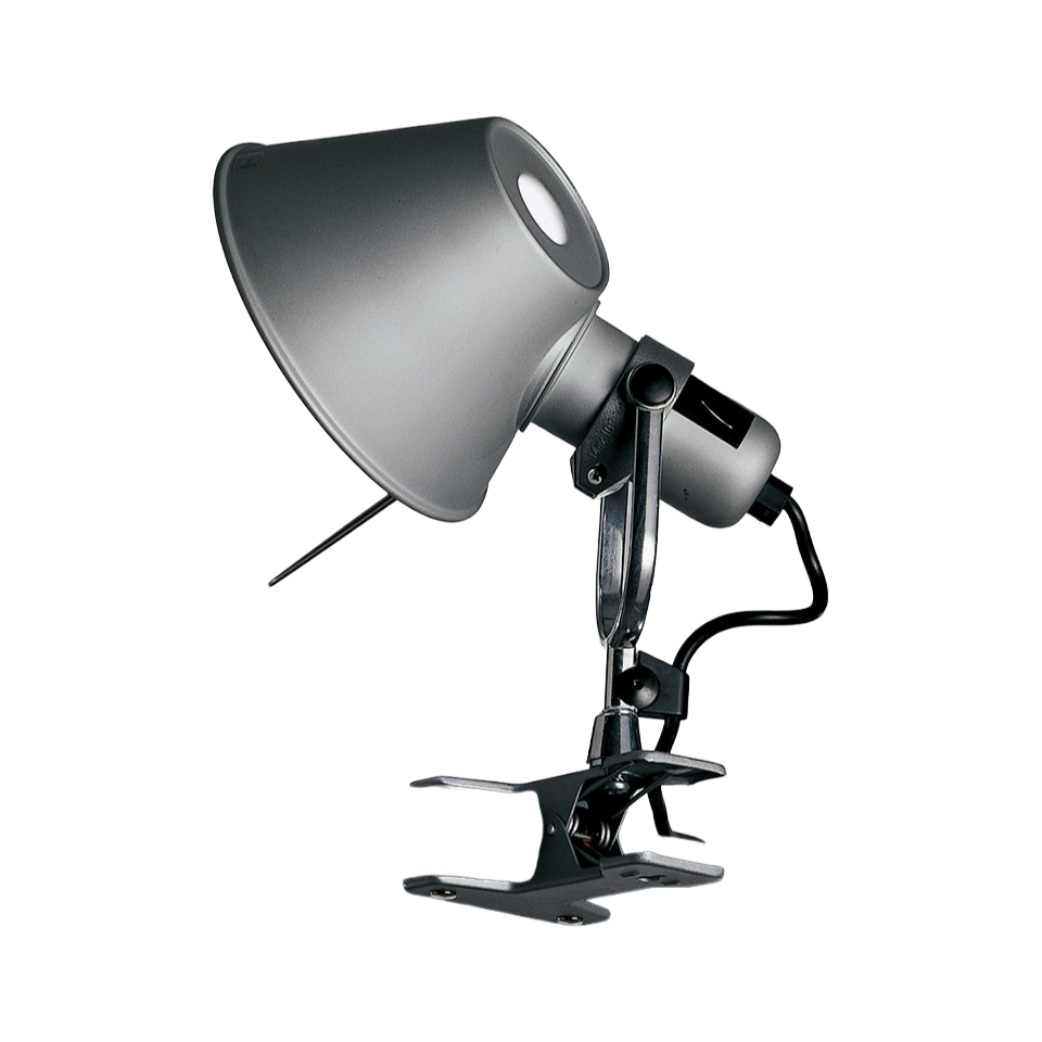 Klem lamp TOLOMEO PINZA aluminium