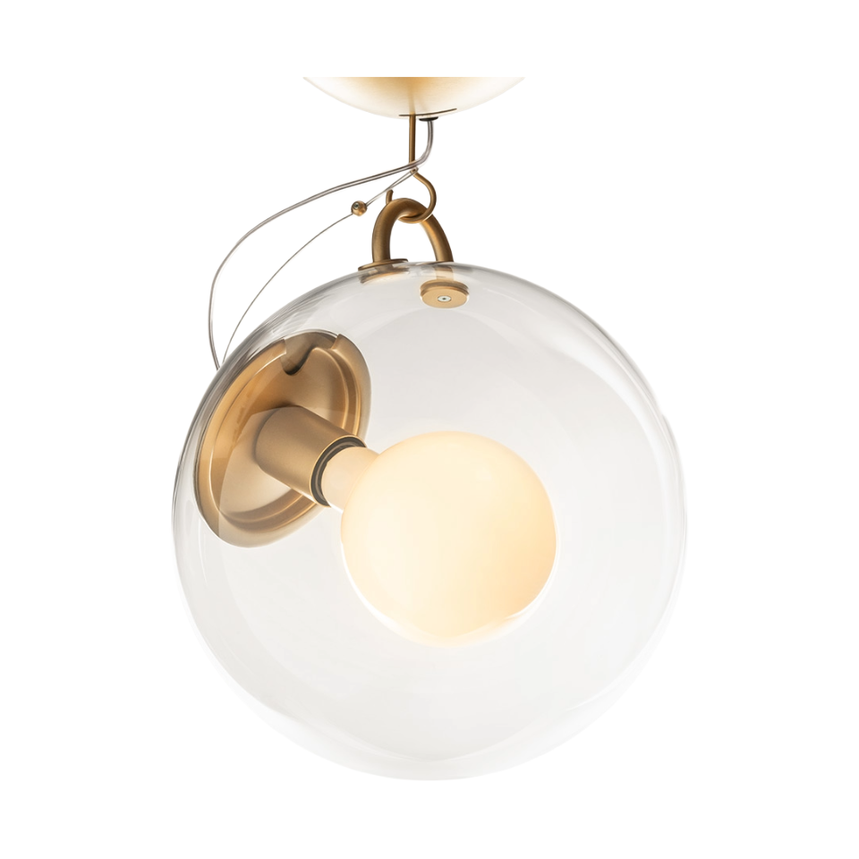 Ceiling lamp MICONOS satin brass