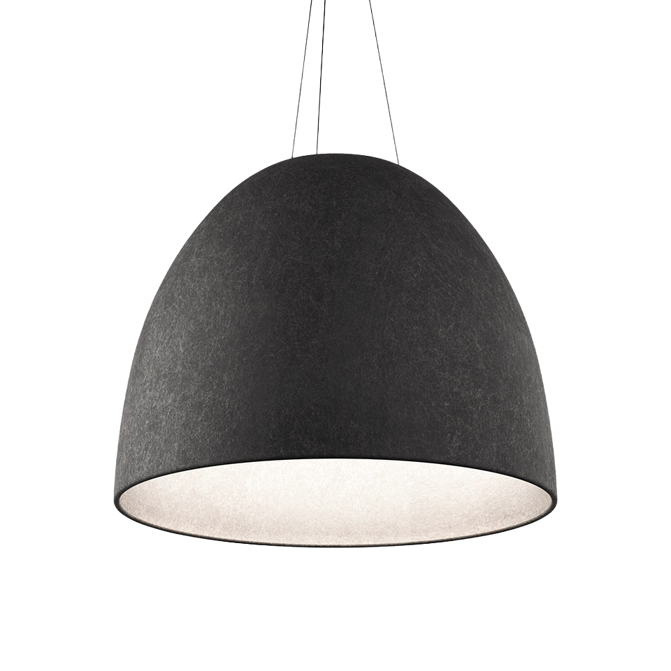 NUR ACOUSTIC pendant lamp gray