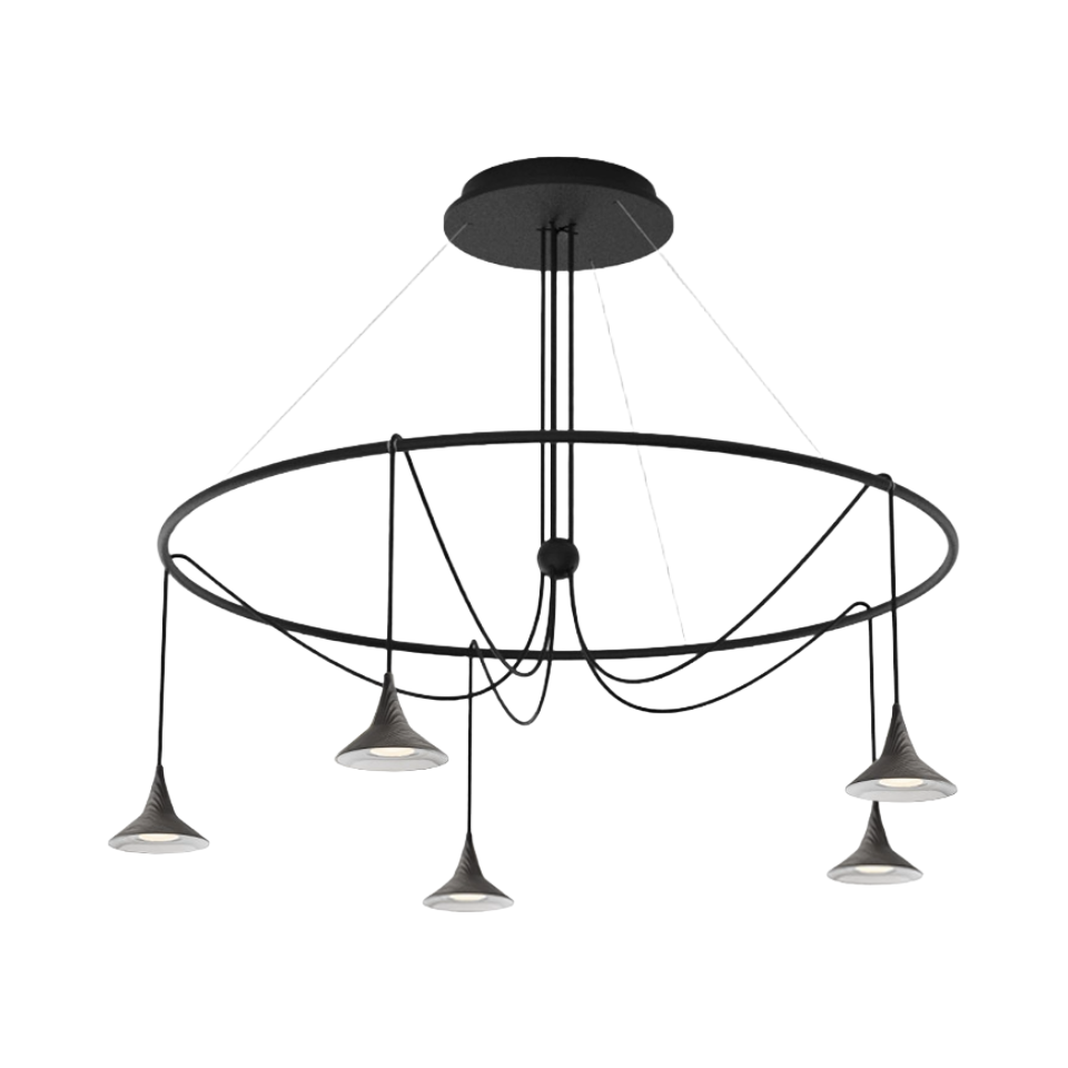UNTERLINDEN RING chandelier aluminium