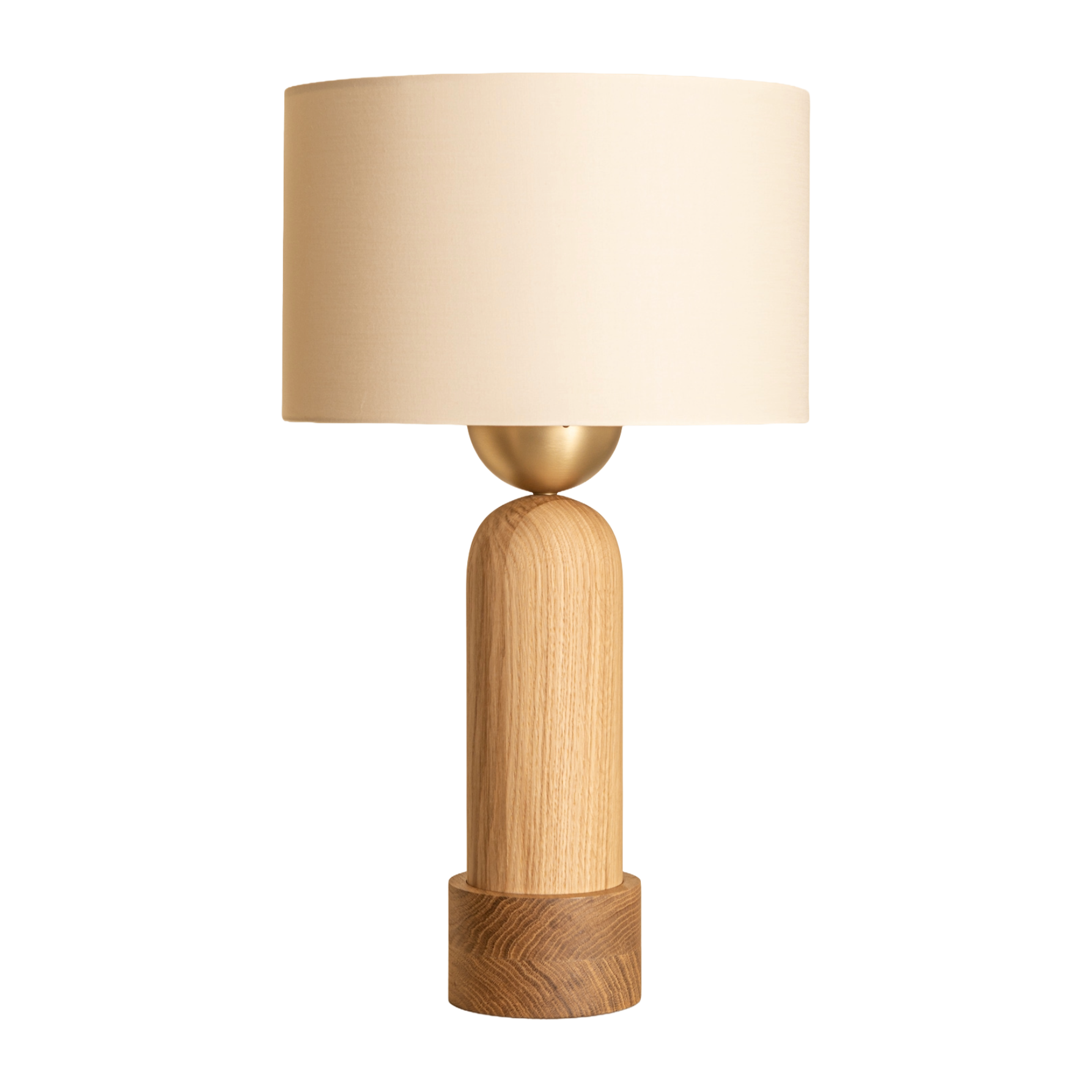 Tafellamp PEONA KELO eikenhout