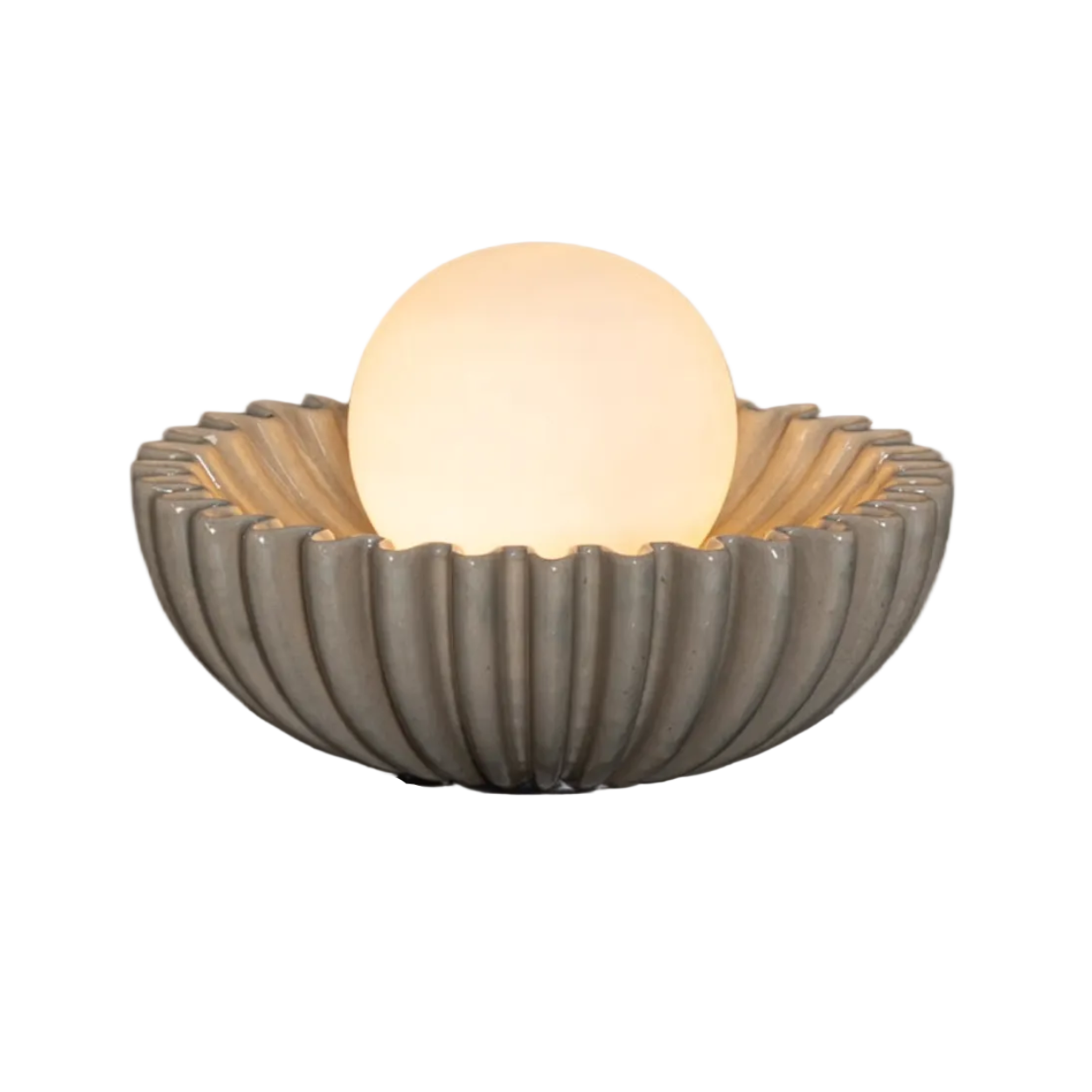 Tafellamp OSTRO zandkleurig