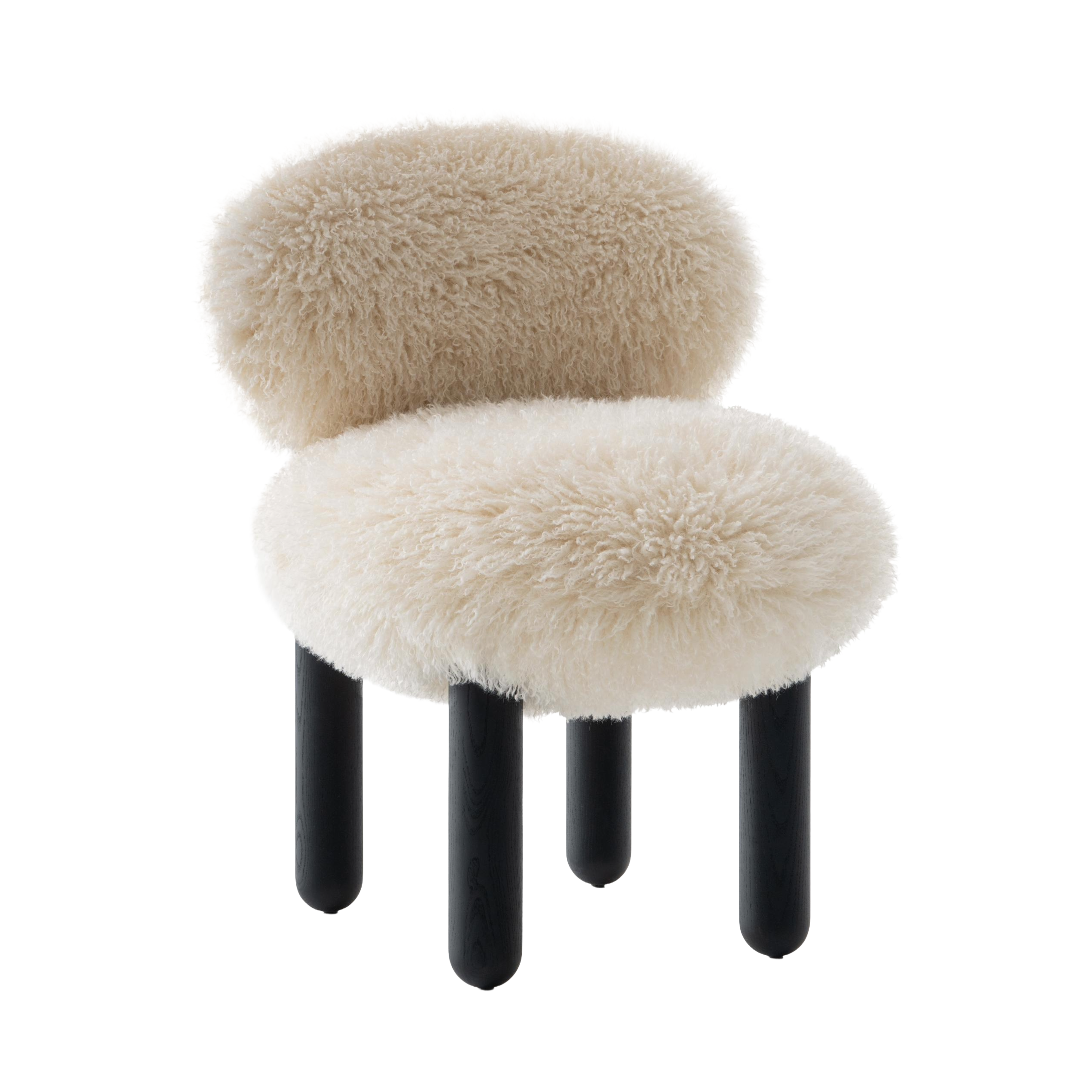 Stuhl FLOCK CS2 - FLUFFY EDITION Kunstfell