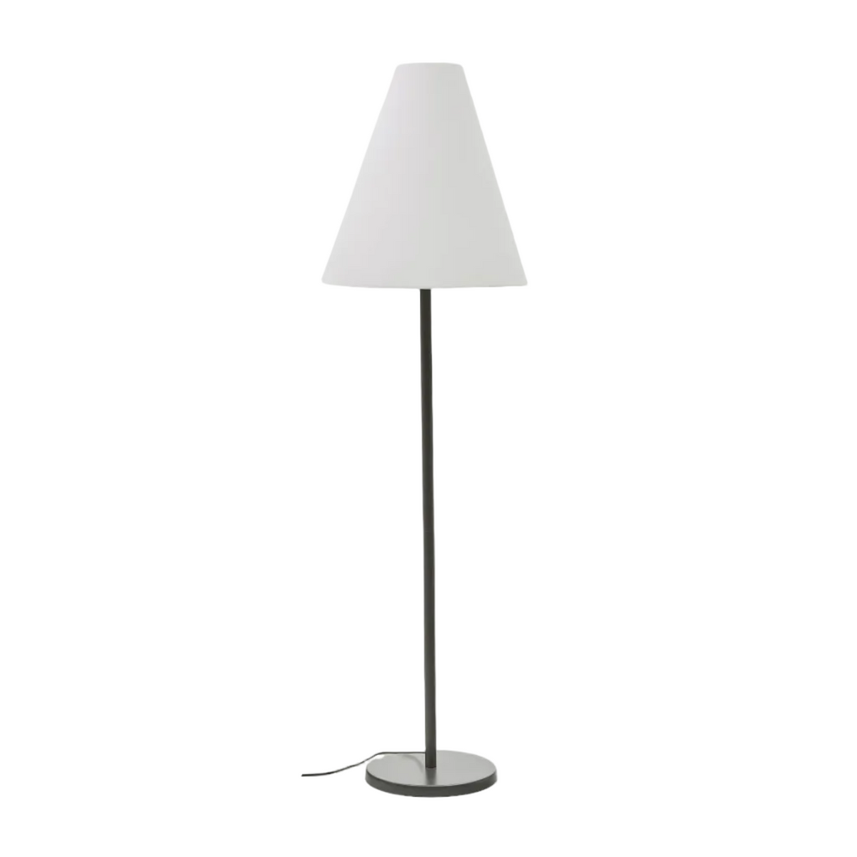Vloerlamp NAVAT gebroken wit met een grijs-groene voet
