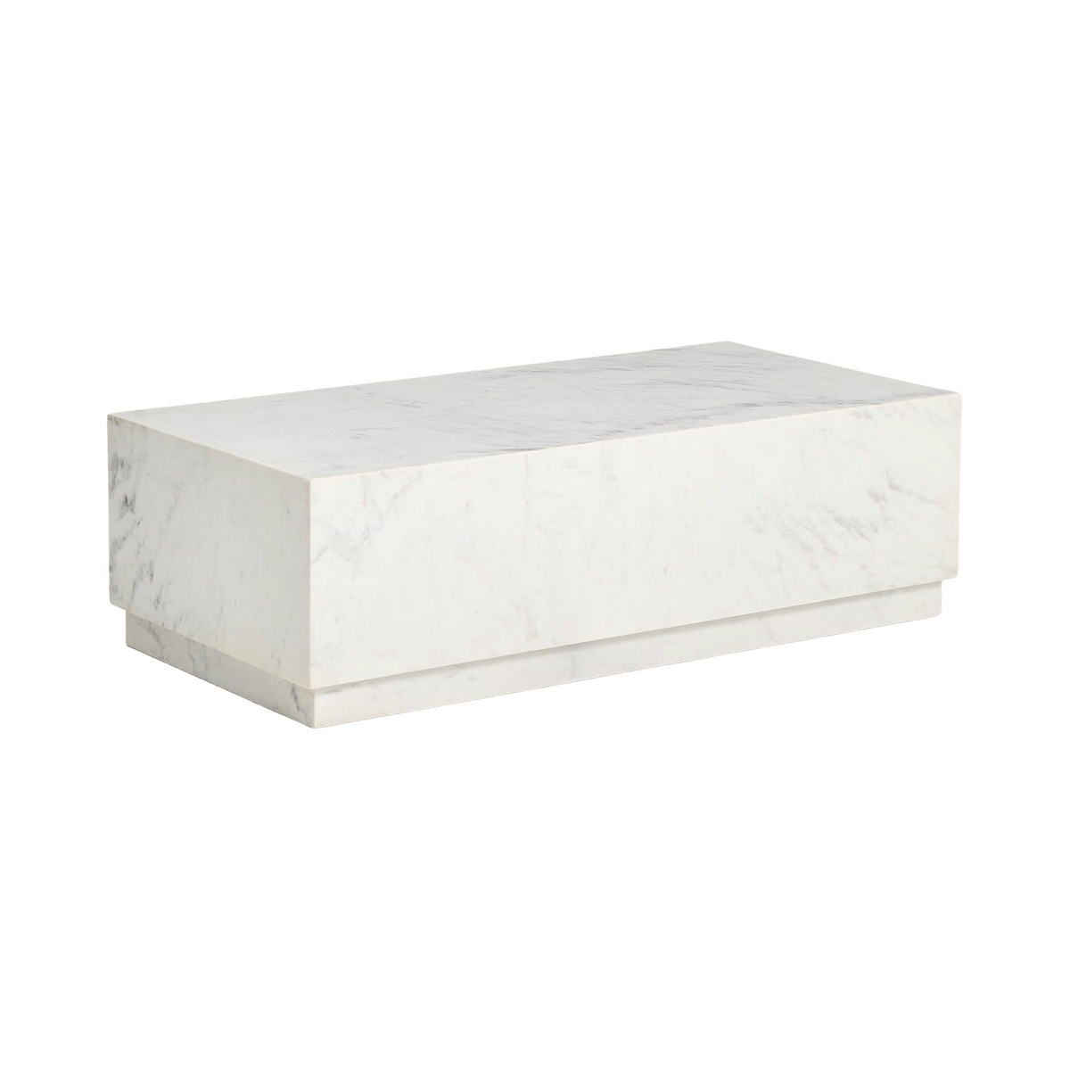Salontafel SOREIN wit marmer