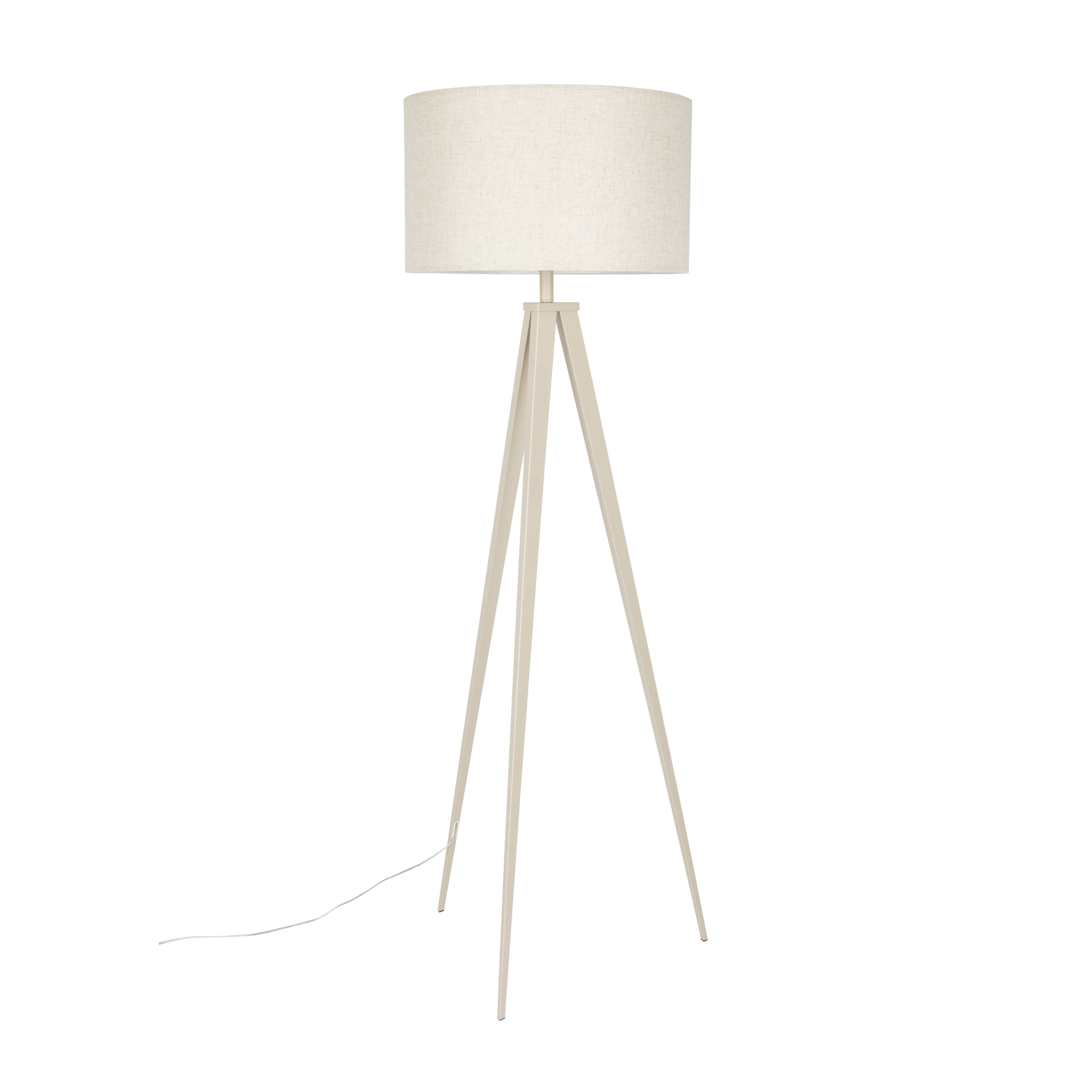 Vloerlamp TRIPOD beige drievoudig