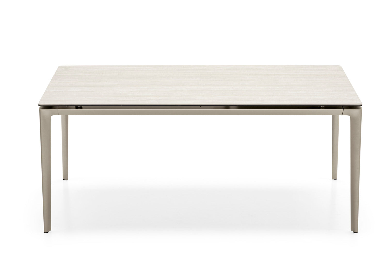 Extendable table BOMA with beige top and beige base