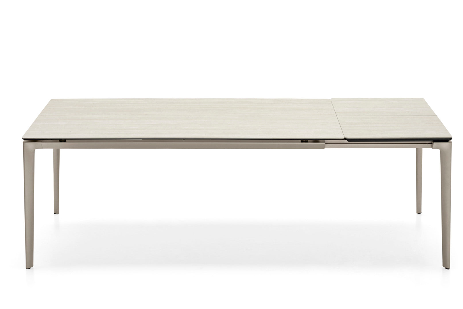 Extendable table BOMA with beige top and beige base