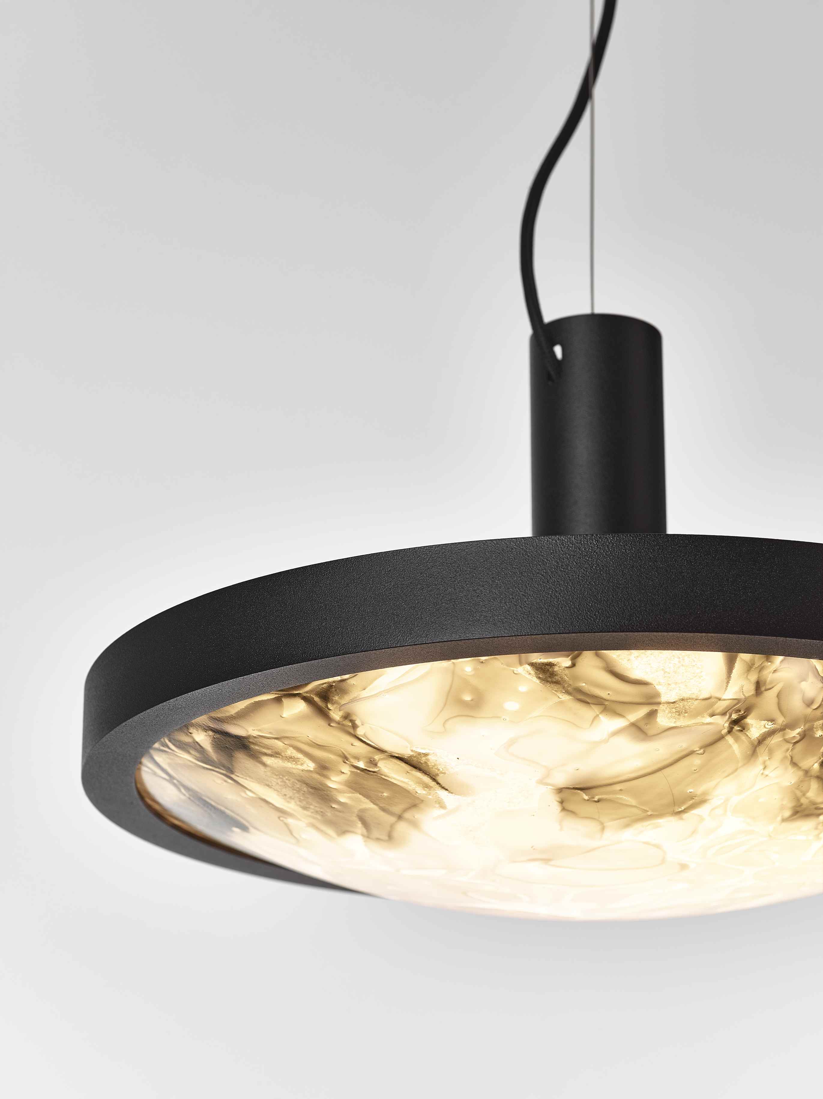 Konvexe Hanglampe Bokisglassglas